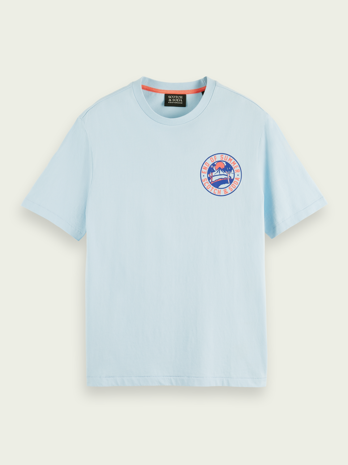 Graphic Crewneck T-Shirt | Scotch And Soda Outlet