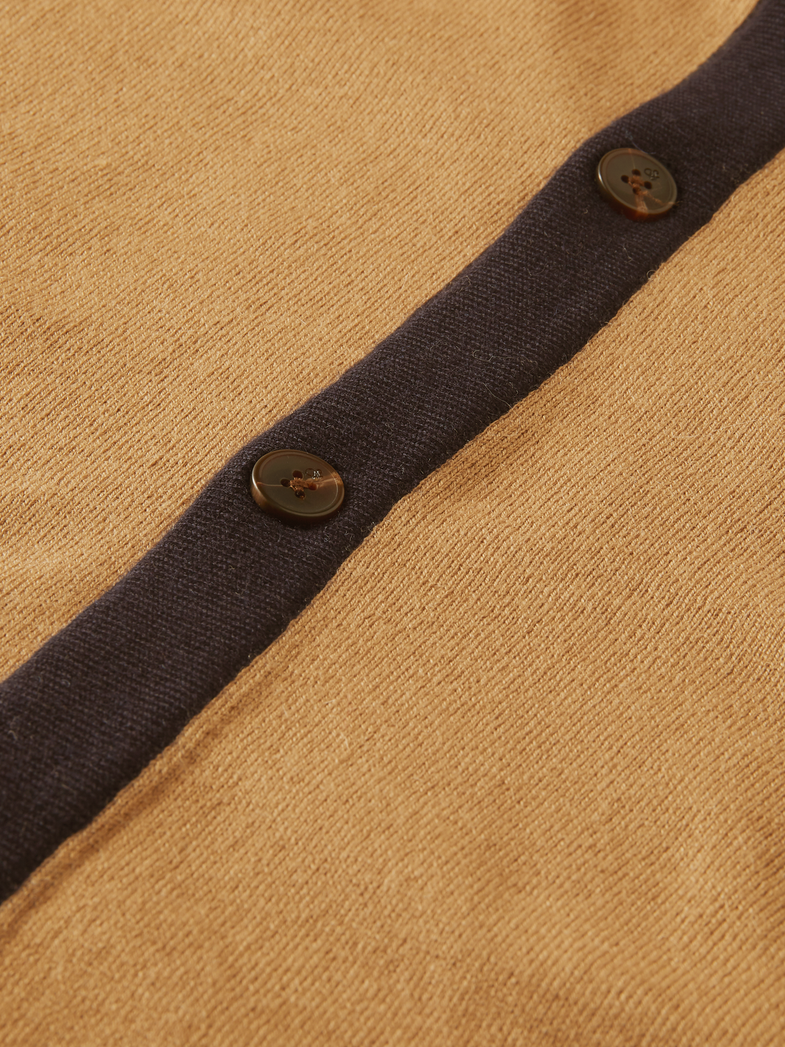 Wool-Blended Contrast-Trimmed Cardigan | Scotch And Soda Outlet