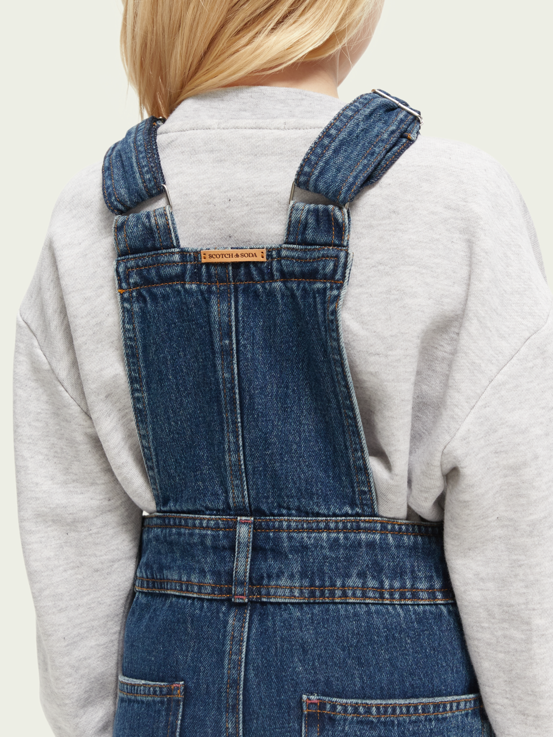Scotch Soda Outlet | Washed Denim Dungaree