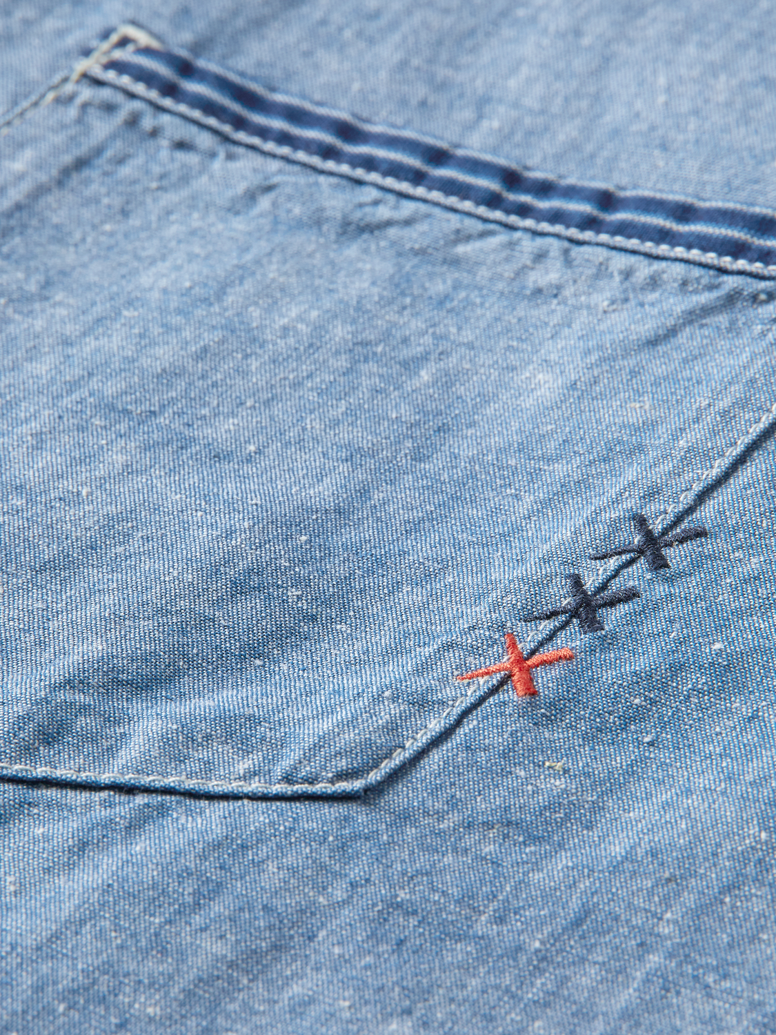 Pocketed Chambray Shirt | Scotch And Soda Outlet