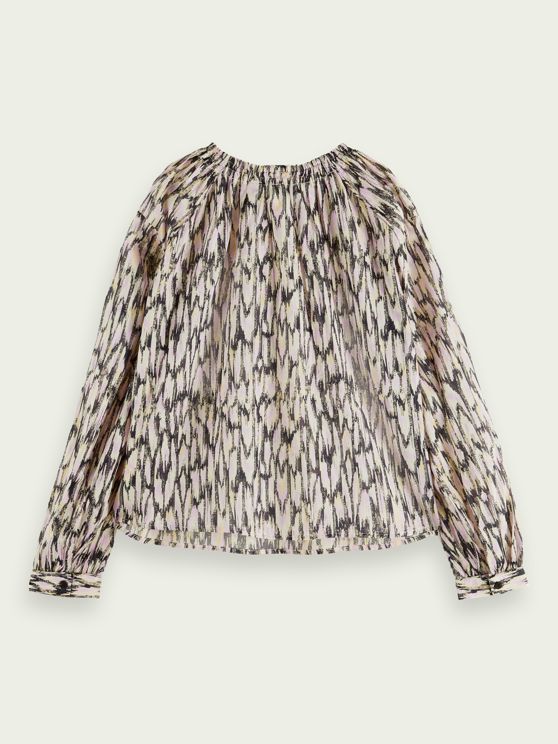 Organic Cotton Gathered Shirt | scotch & soda outlet