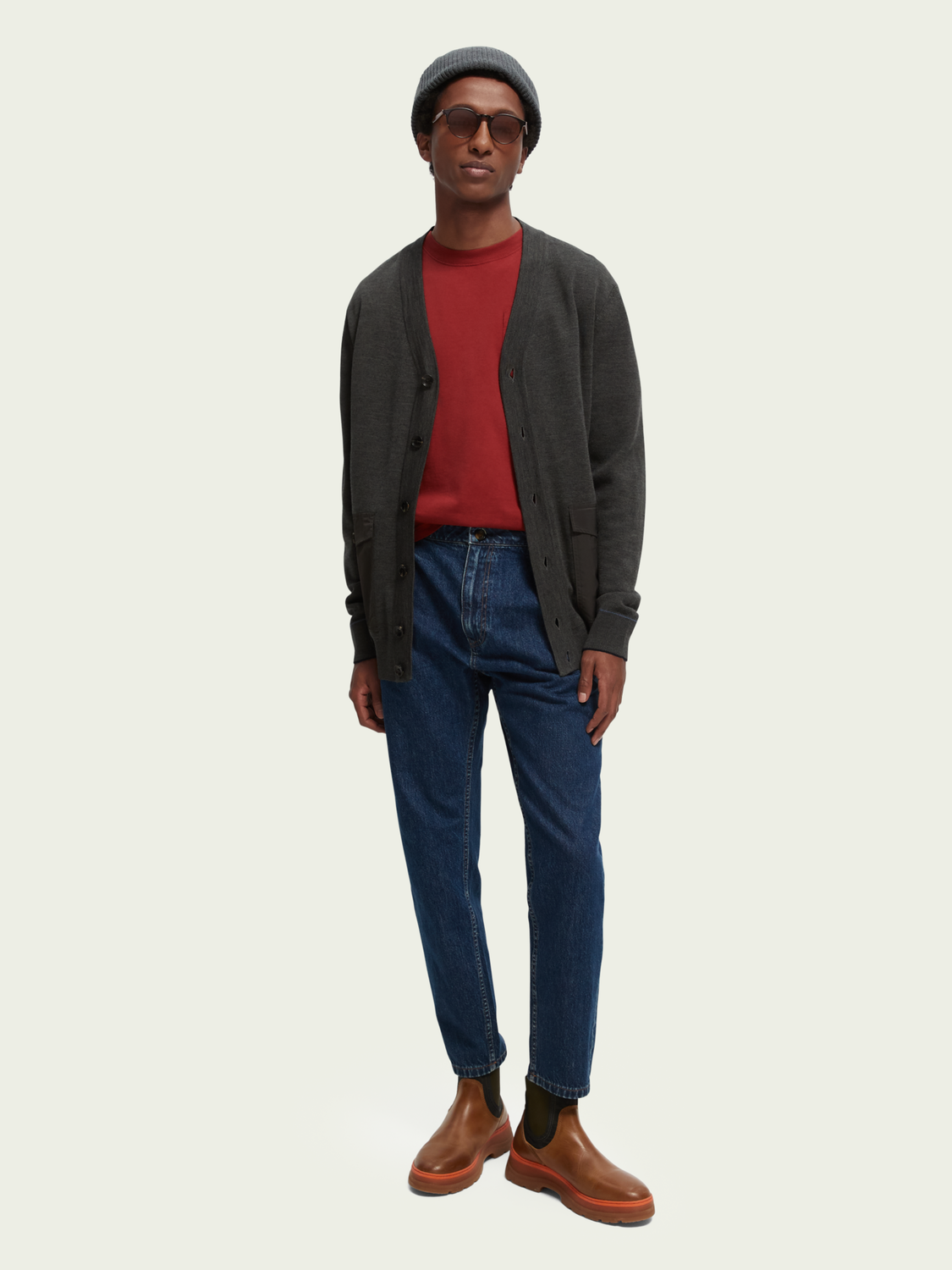 Merino Wool-Blended Cardigan | Scotch And Soda Outlet