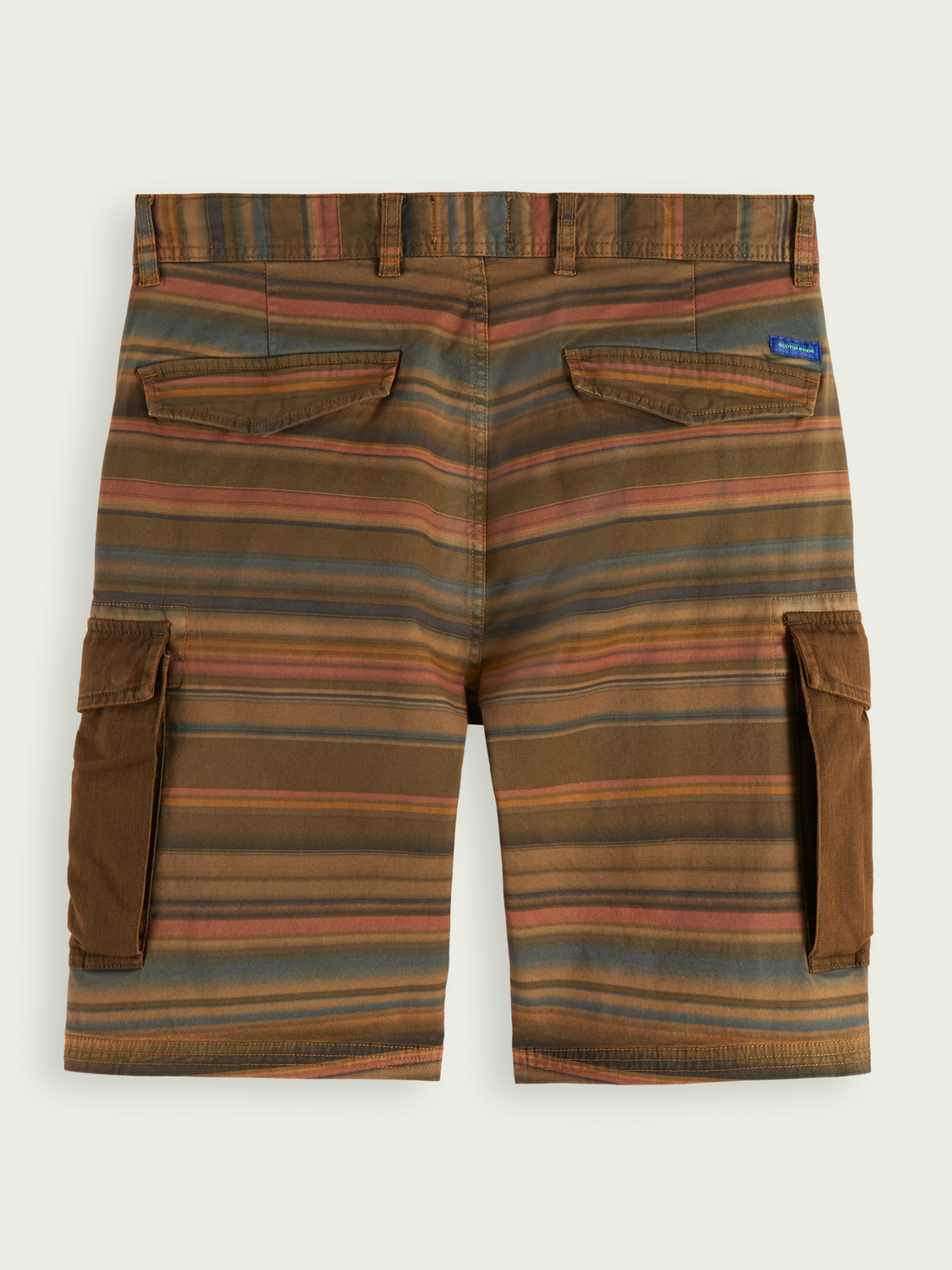 Relaxed-Fit Garment-Dyed Cargo Shorts | Scotch And Soda Outlet