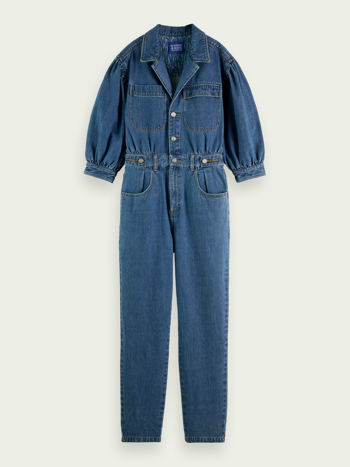 Spacesuit Inspired Denim Jumpsuit | scotch & soda outlet
