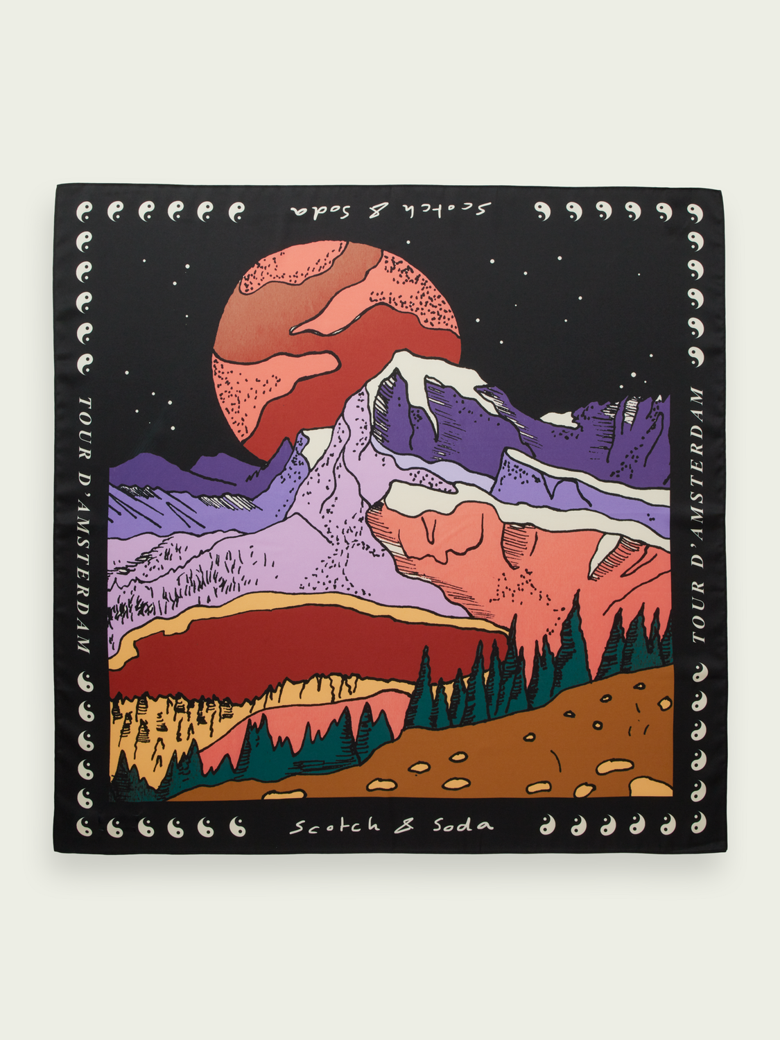 Graphic Scarf | scotch & soda outlet