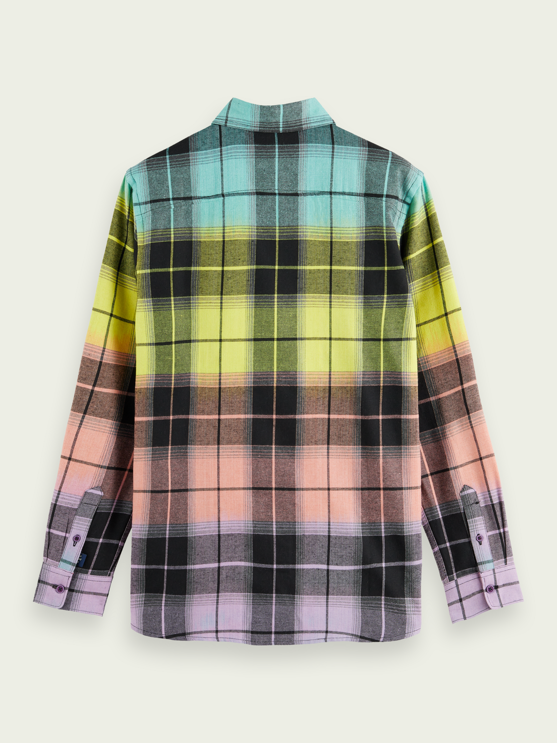 Regular-Fit Colourful Checked Flannel Shirt | Scotch And Soda Outlet