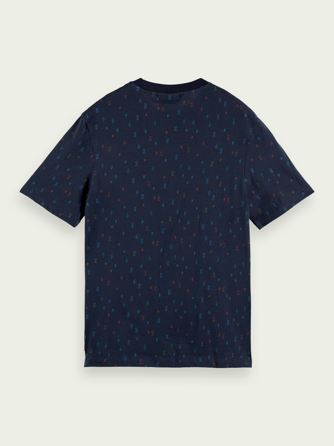 Printed Organic Cotton Jersey Crewneck T-Shirt | Scotch And Soda Outlet