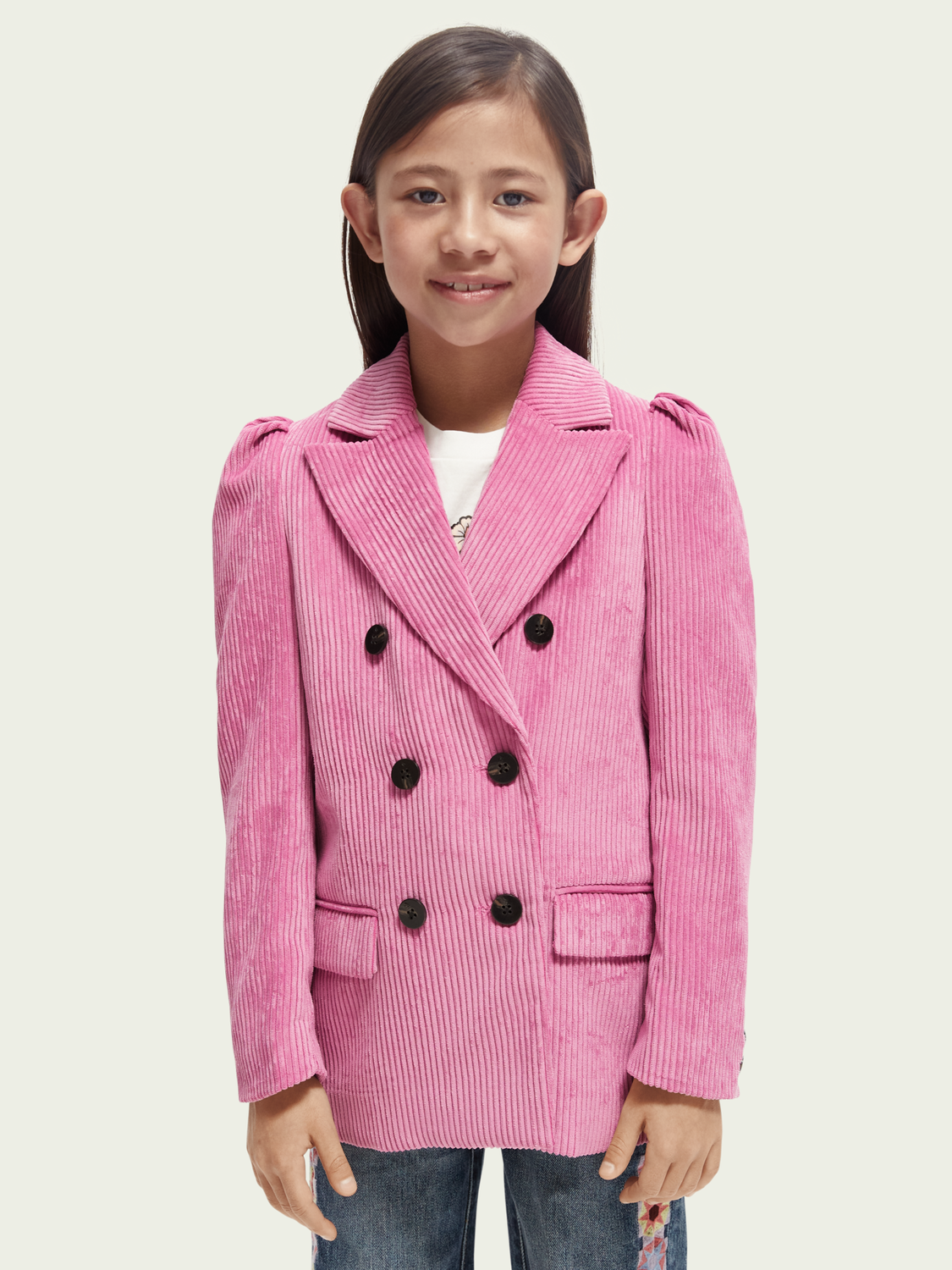 Scotch Soda Outlet | Double-Breasted Corduroy Blazer