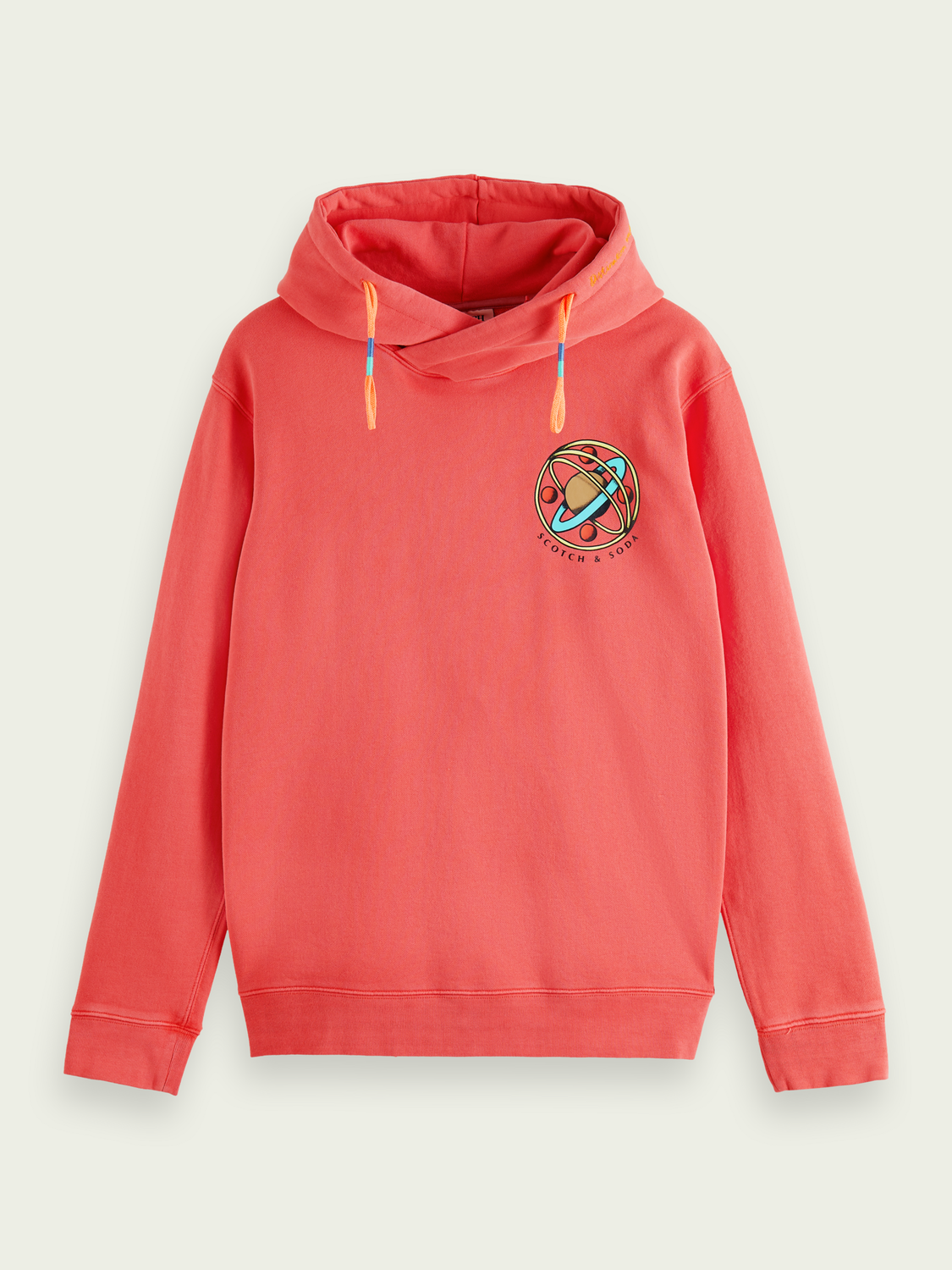 Felpa Artwork Hoodie | Scotch And Soda Outlet
