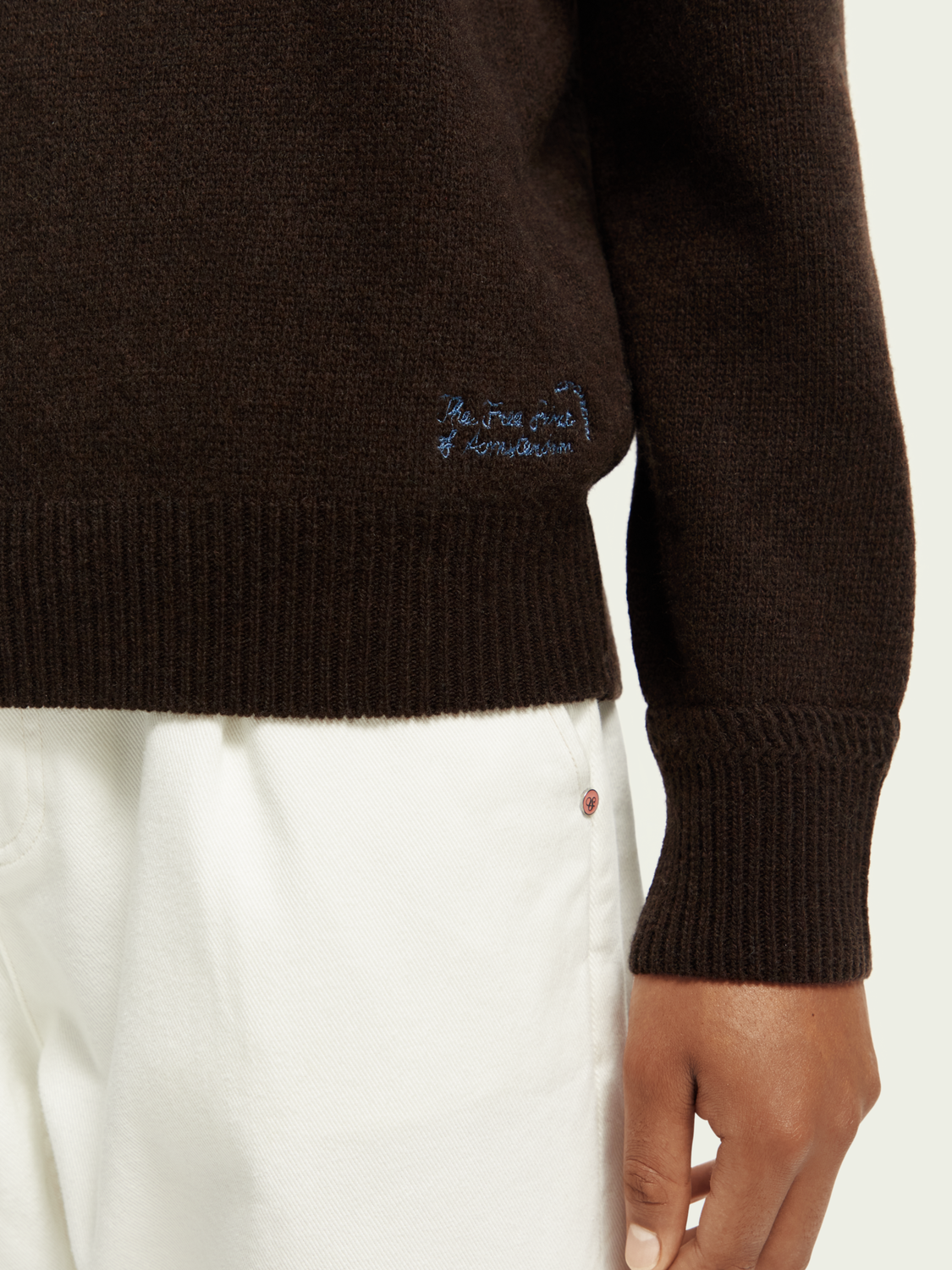 Relaxed Fit Wool Sweater | Scotch And Soda Outlet