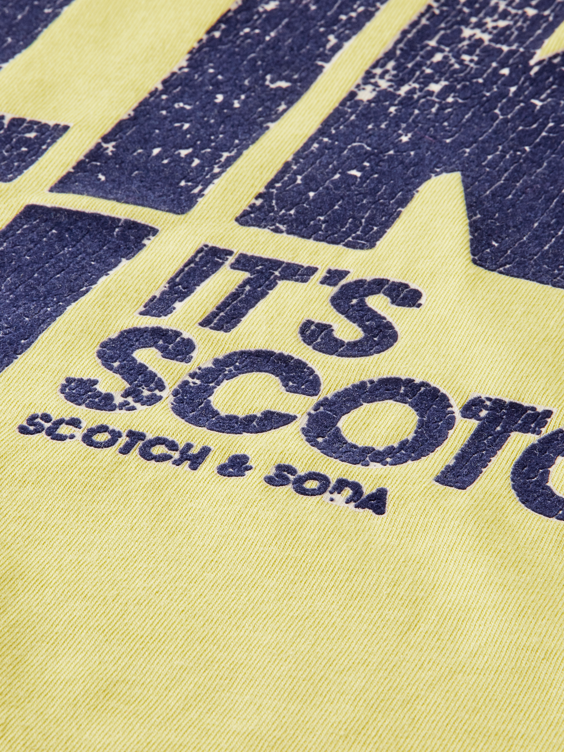 Garment-Dyed Graphic Crewneck T-Shirt | Scotch And Soda Outlet