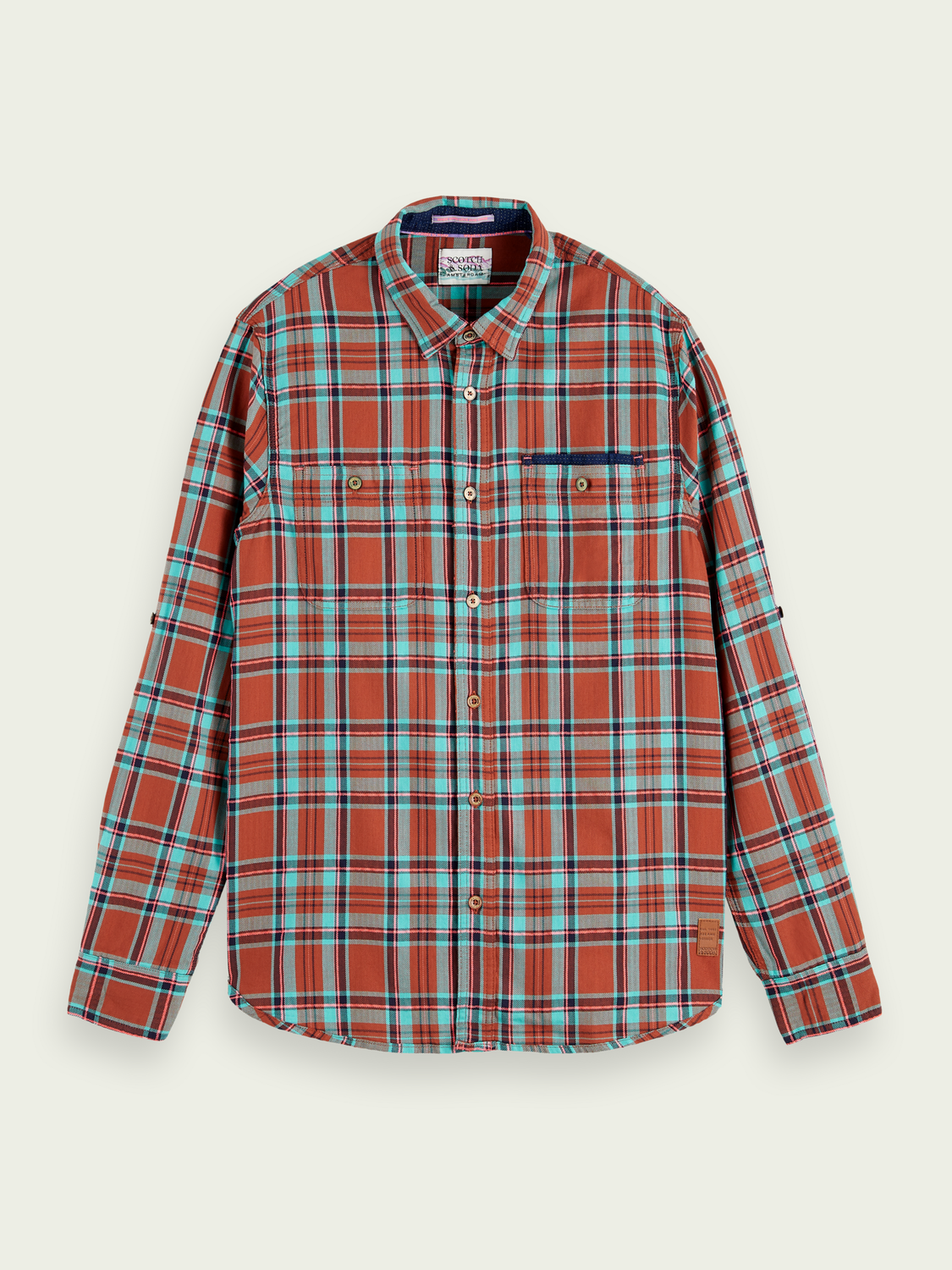 Regular-Fit Checked Flannel Shirt | Scotch And Soda Outlet
