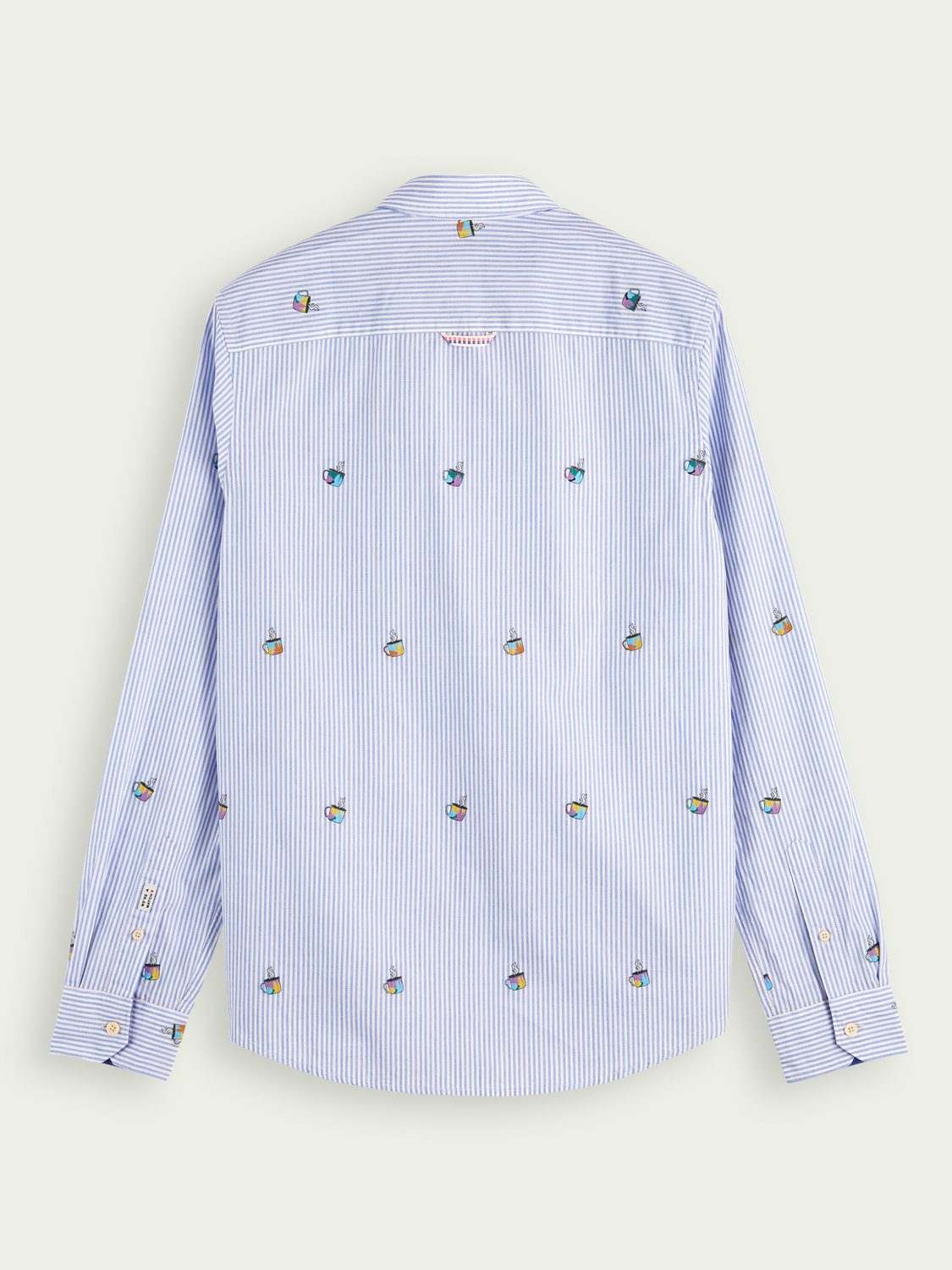 Slim-Fit Jacquard Shirt | Scotch And Soda Outlet