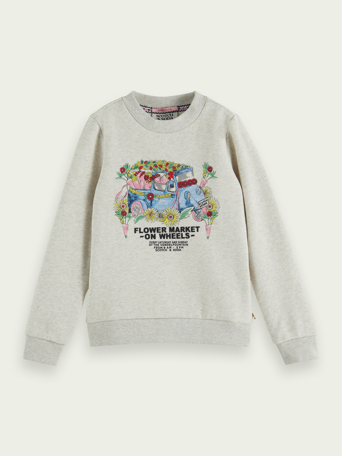 Scotch Soda Outlet | Regular Fit Organic Artwork Sweatshirt
