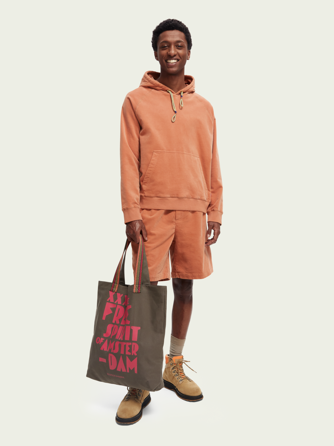 Printed Canvas Tote | Scotch And Soda Outlet