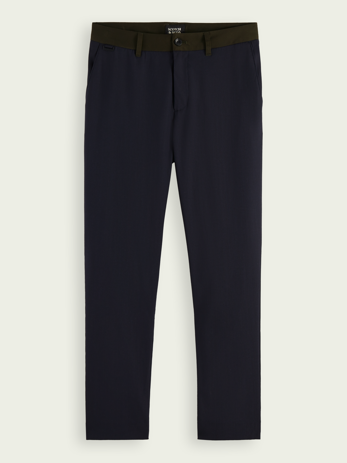 Blake Regular Slim-Fit Wool-Blended Chino | Scotch And Soda Outlet