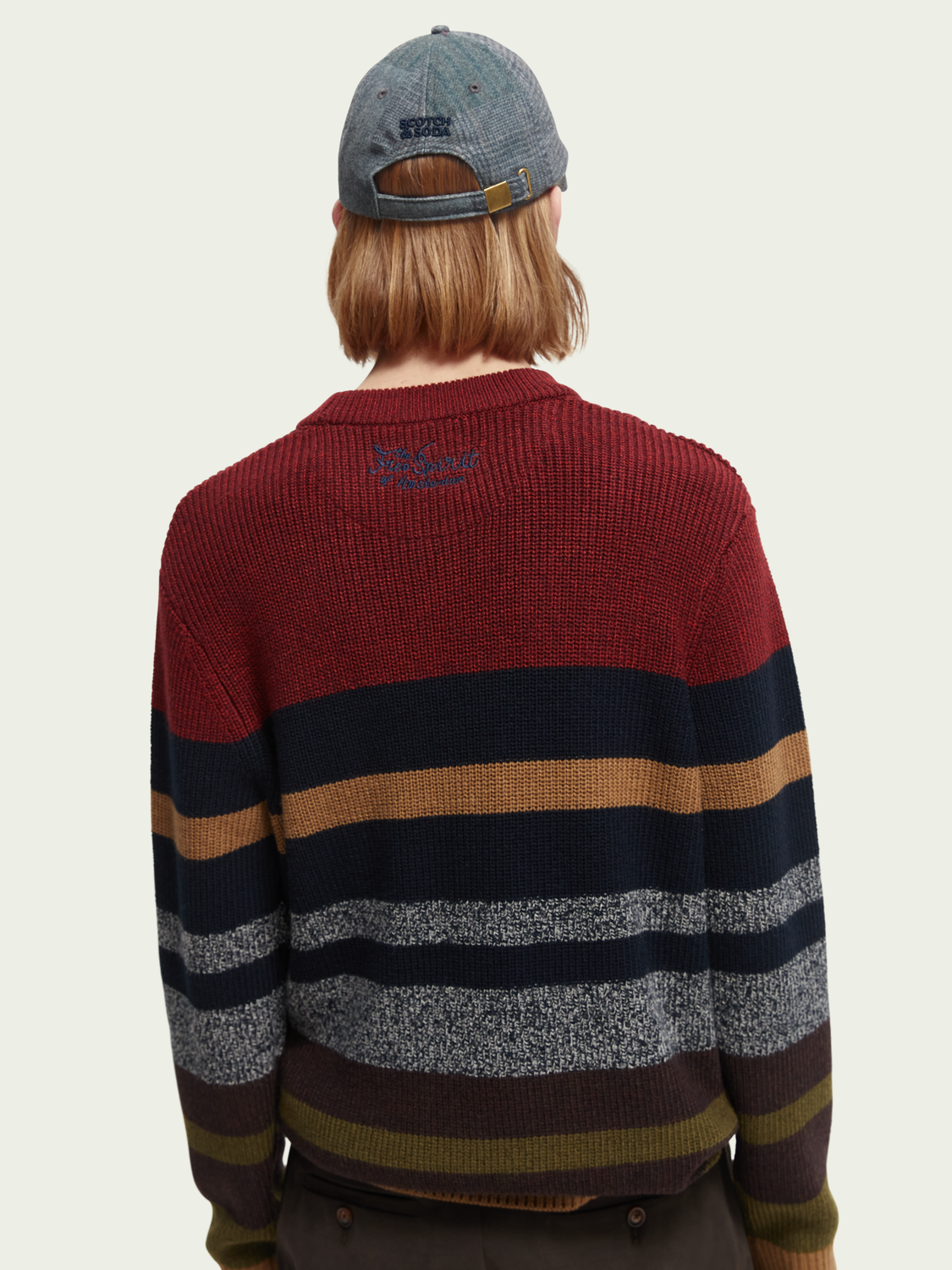 Striped Relaxed Rib Knit Sweater | Scotch And Soda Outlet