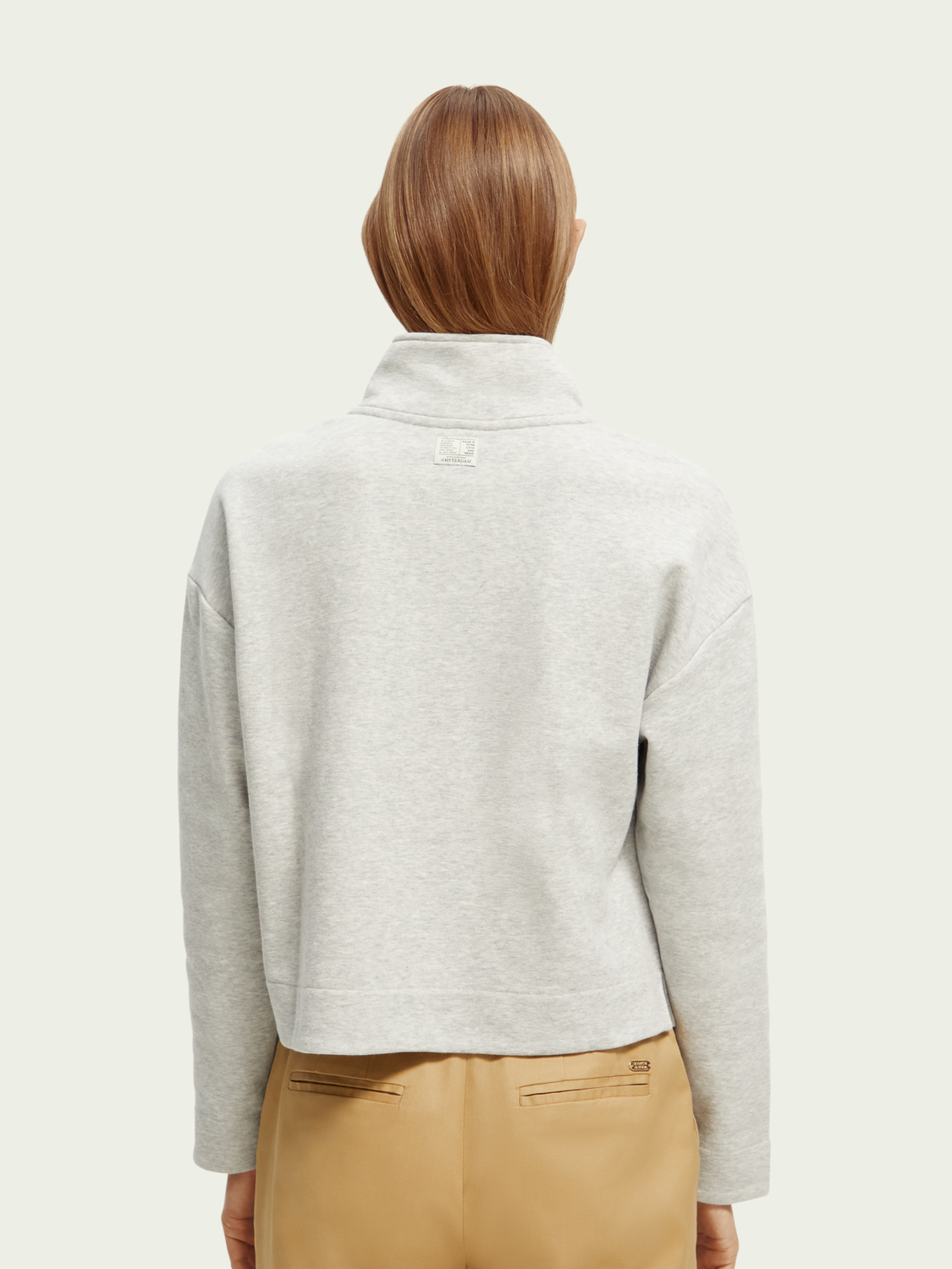 Rugby Cropped Sweater | scotch & soda outlet