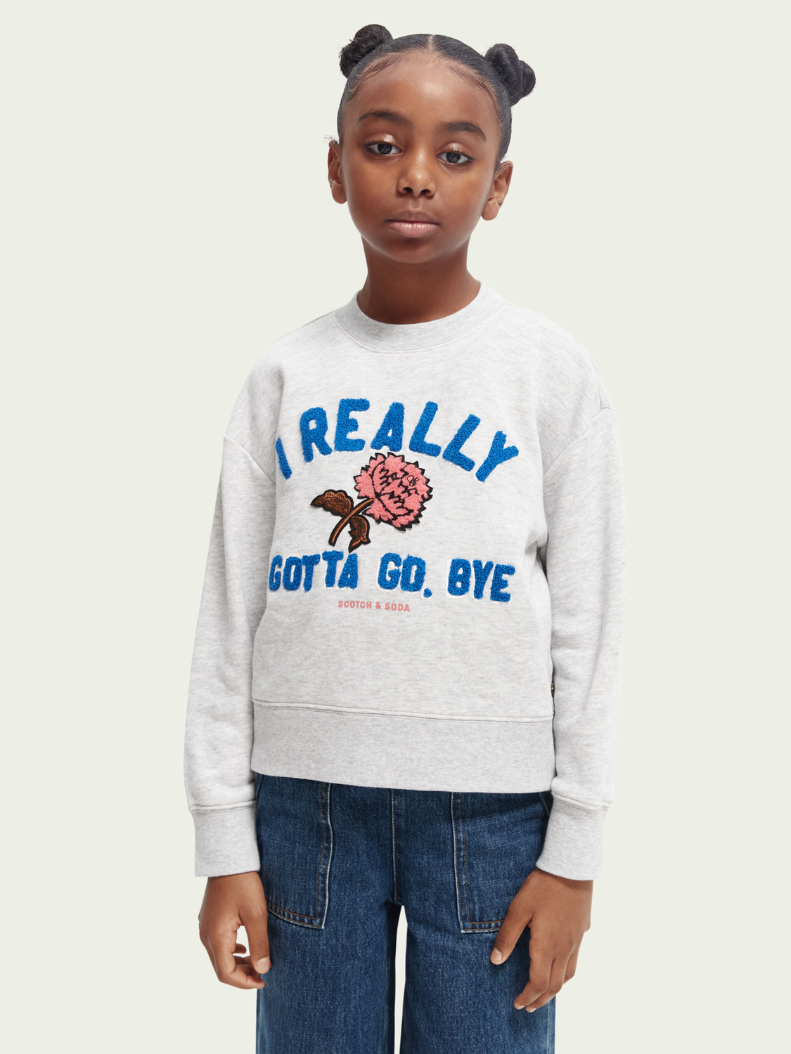 Varsity Artwork Loose-Fit Sweatshirt