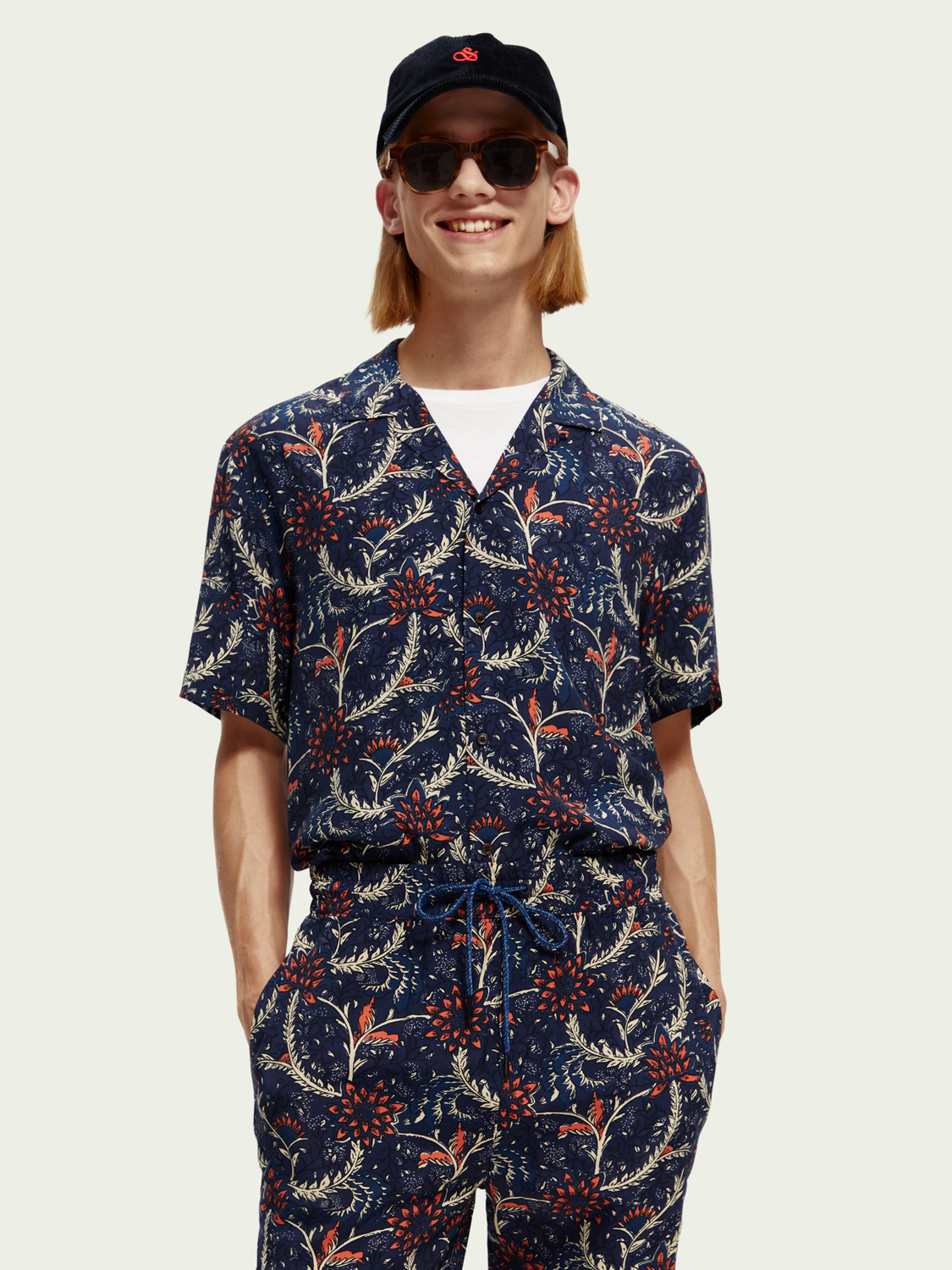 Printed Camp Shirt | Scotch And Soda Outlet