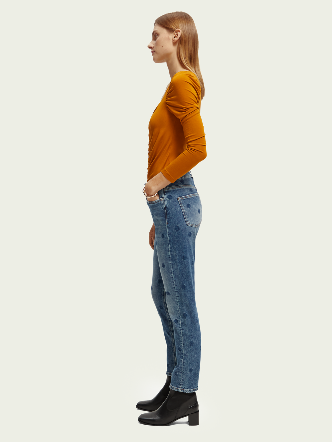 High Five High-Rise Slim Fit Jeans | scotch & soda outlet