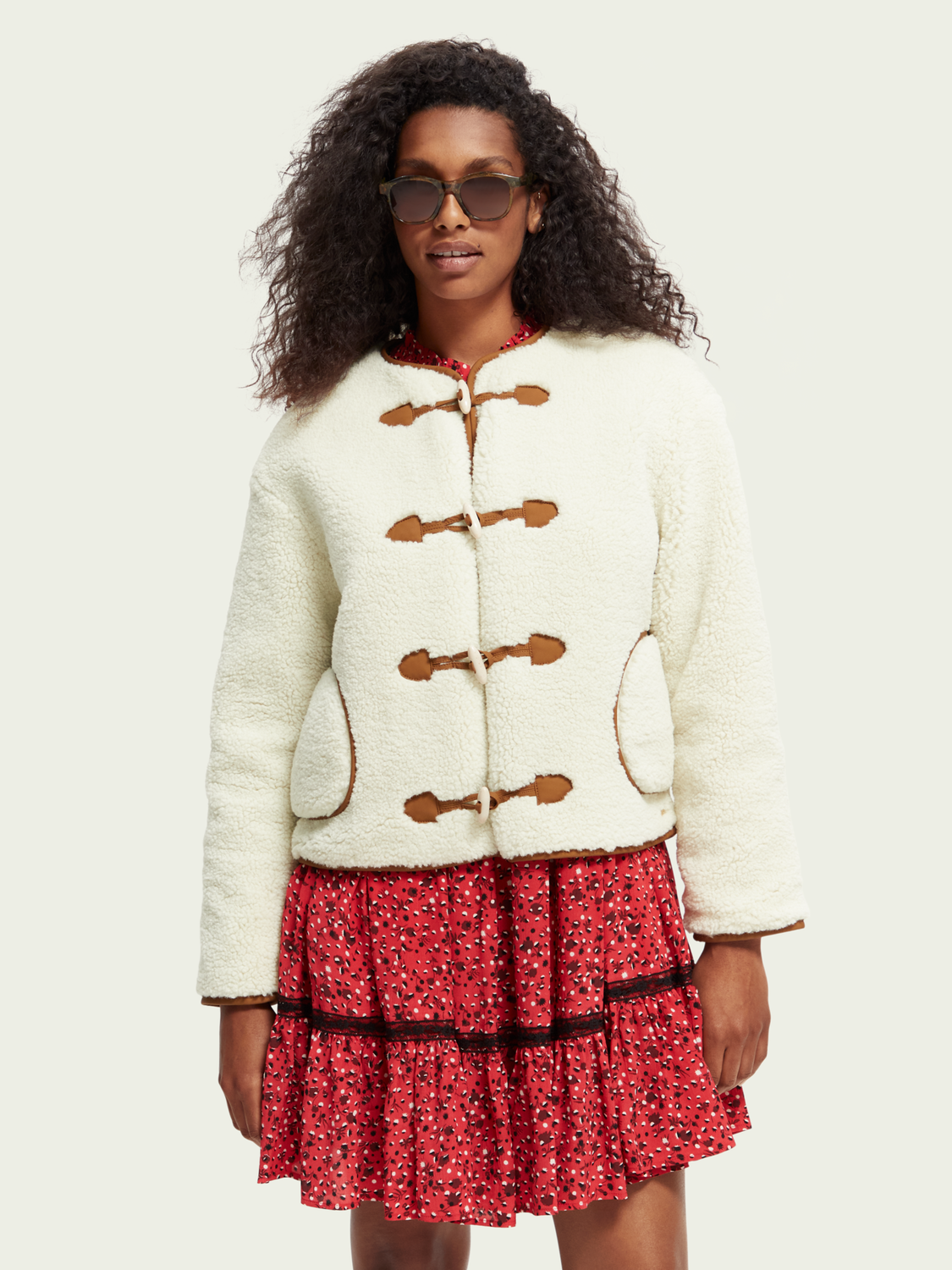 Short Teddy Jacket | scotch & soda outlet