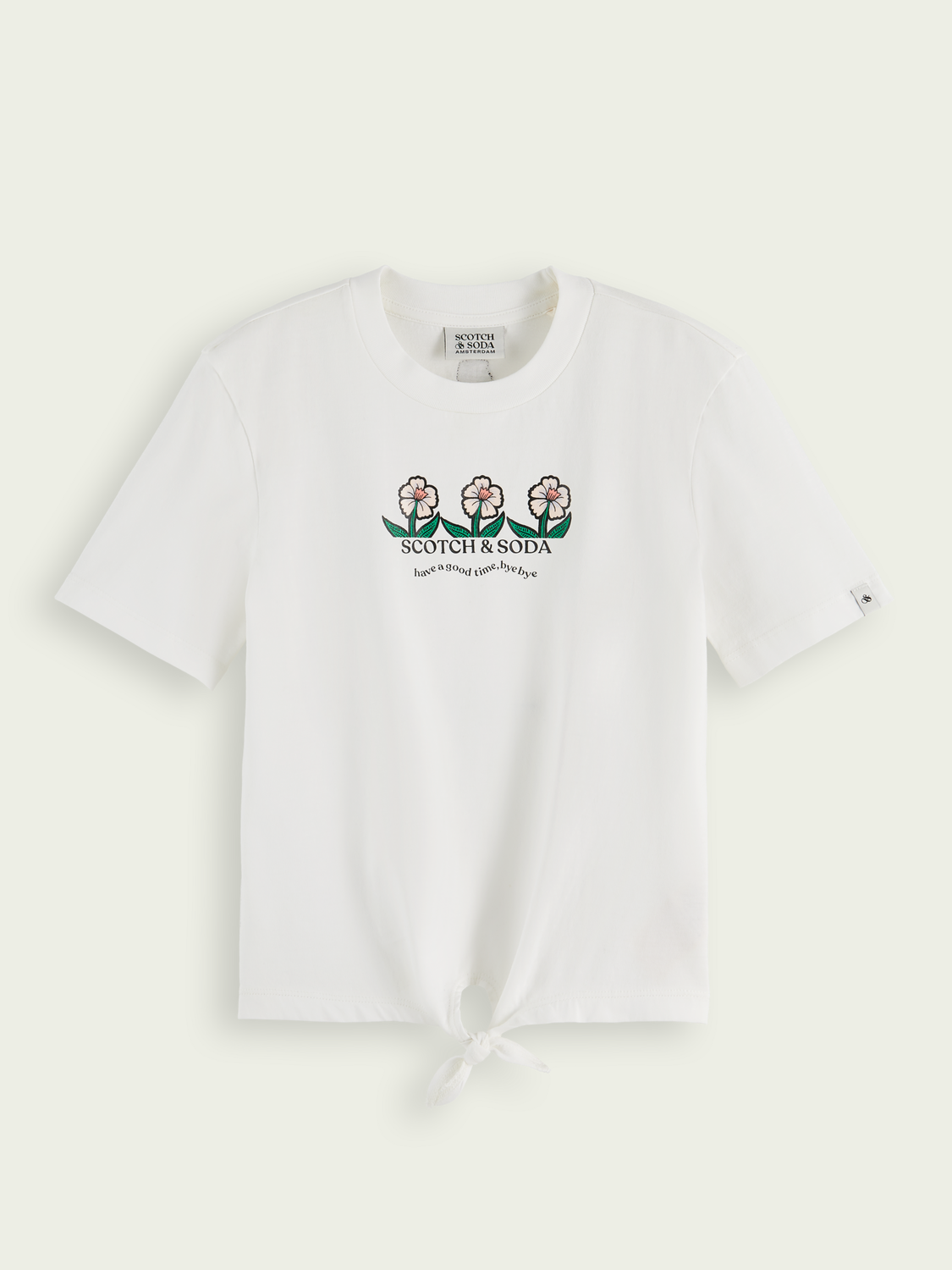 Knotted Relaxed-Fit Artwork T-Shirt
