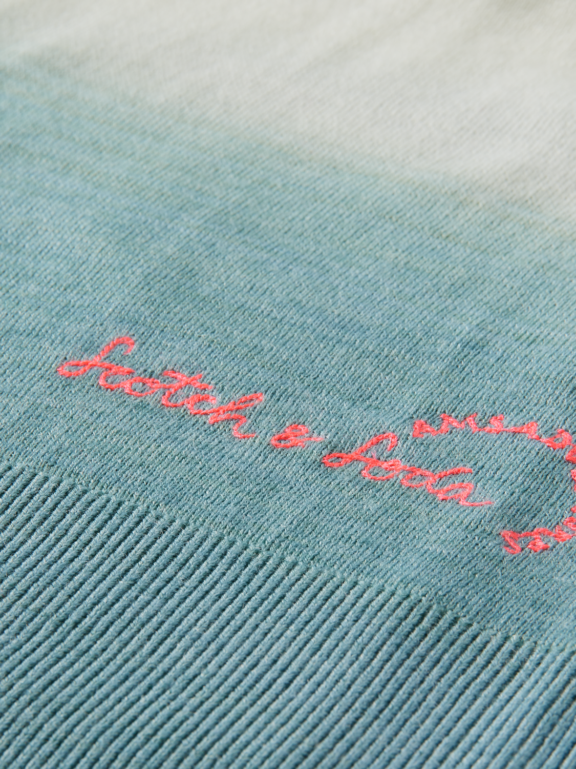 Lightweight Wool-Blended Tie-Dye Crewneck Sweater | Scotch And Soda Outlet