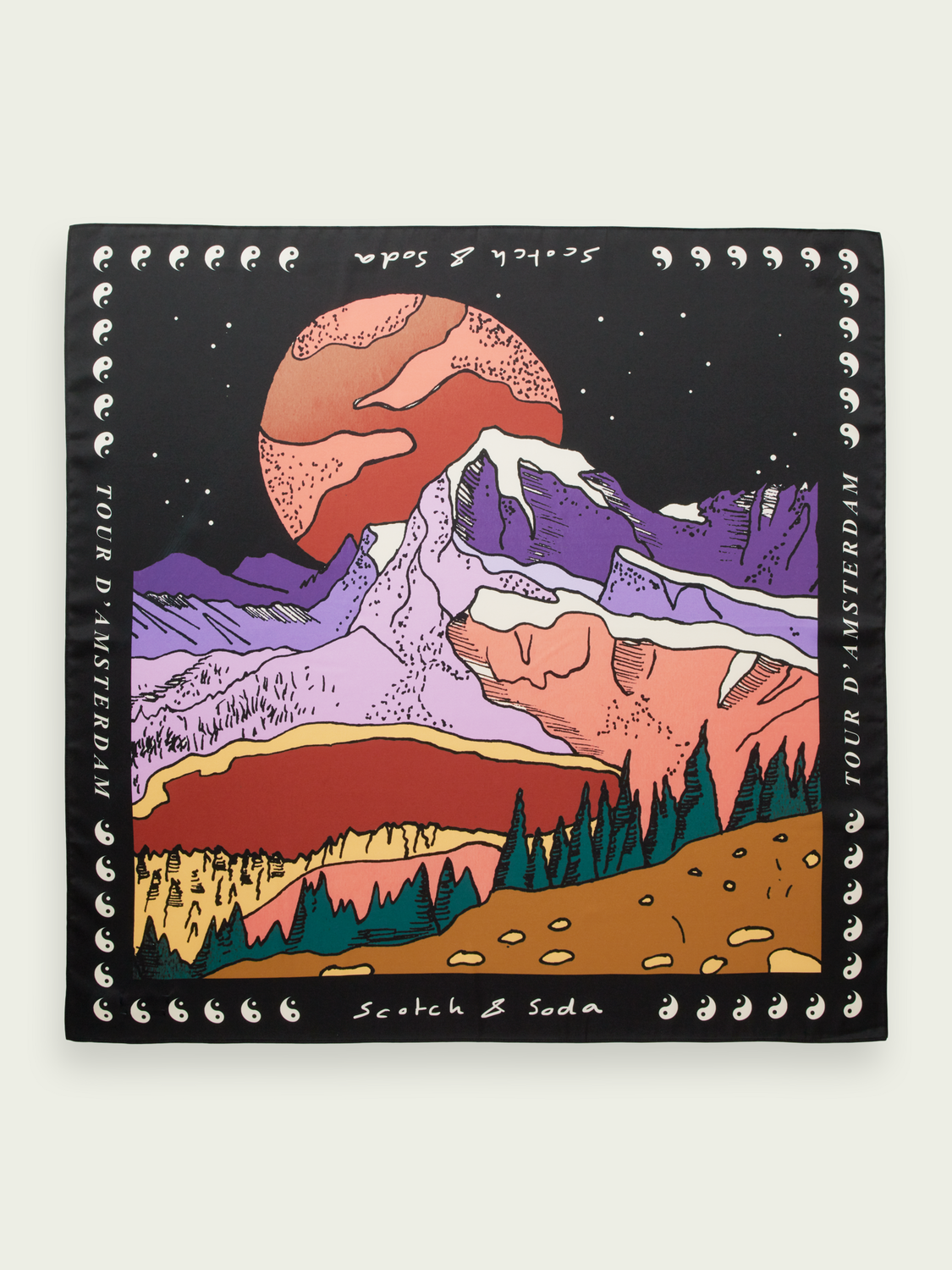 Graphic Scarf | scotch & soda outlet