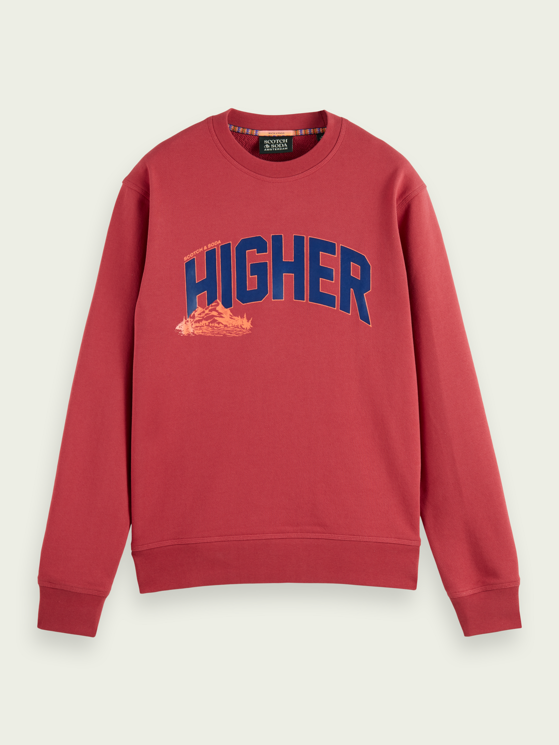 Organic Cotton Artwork Crewneck Sweatshirt | Scotch And Soda Outlet
