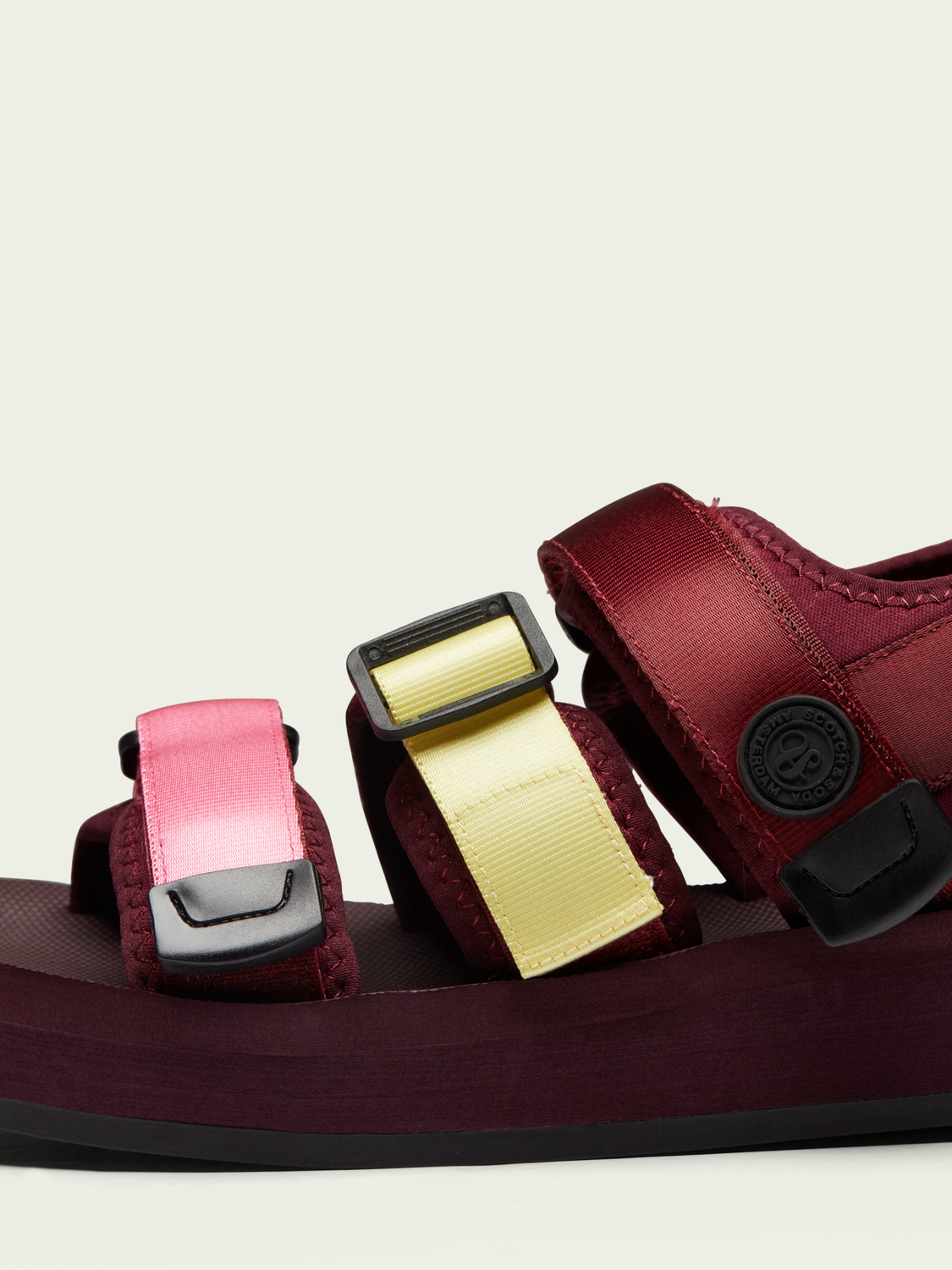 Lydia Tri-Coloured Nylon Sandal | scotch & soda outlet