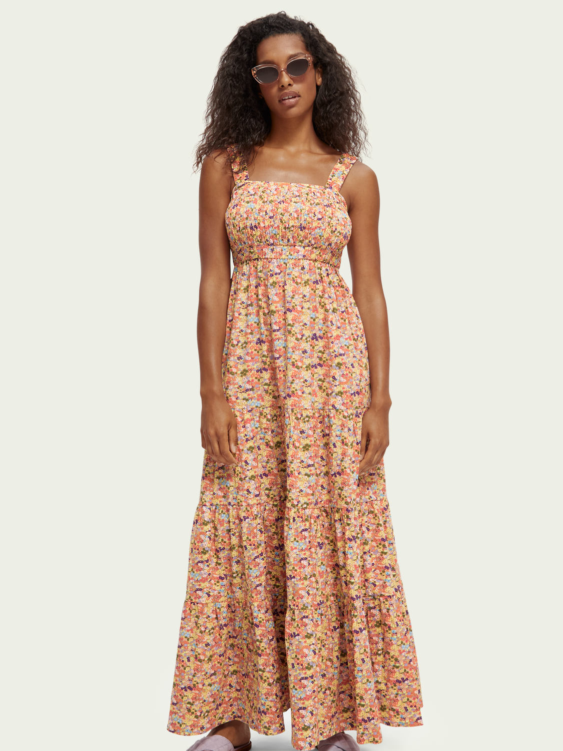 Seersuckers Maxi Dress | scotch & soda outlet