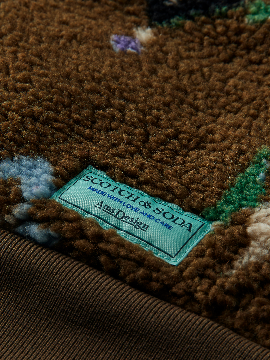 Printed Teddy Hoodie | Scotch And Soda Outlet