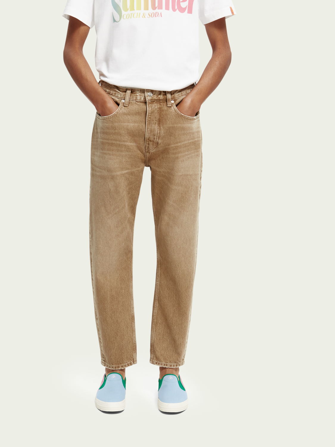 The Dean Loose Tapered-Fit Yarn-Dyed Jeans | Scotch And Soda Outlet