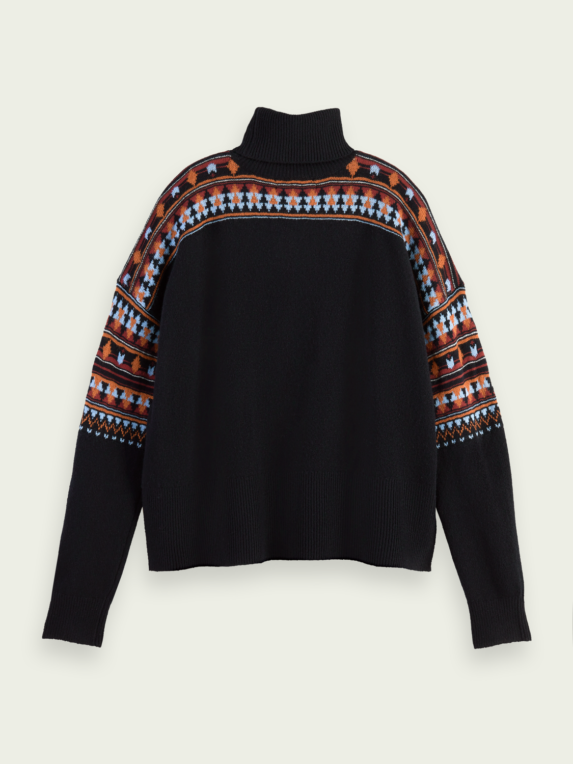 Fair Isle Turtleneck Sweater | scotch & soda outlet