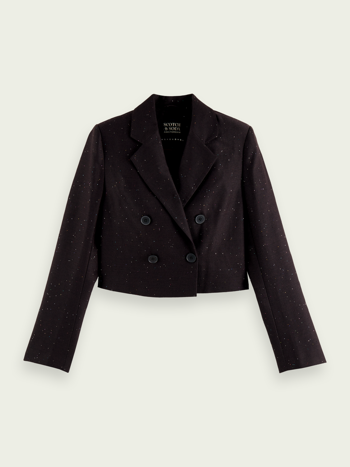 Cropped Double-Breasted Blazer | scotch & soda outlet