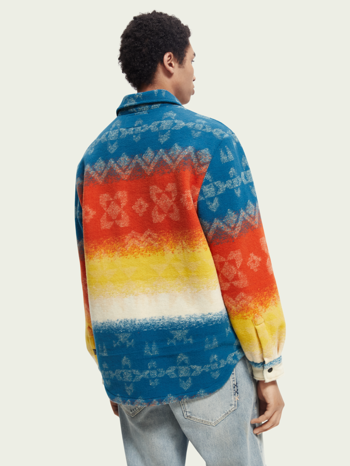 Jacquard Heavyweight Overshirt | Scotch And Soda Outlet