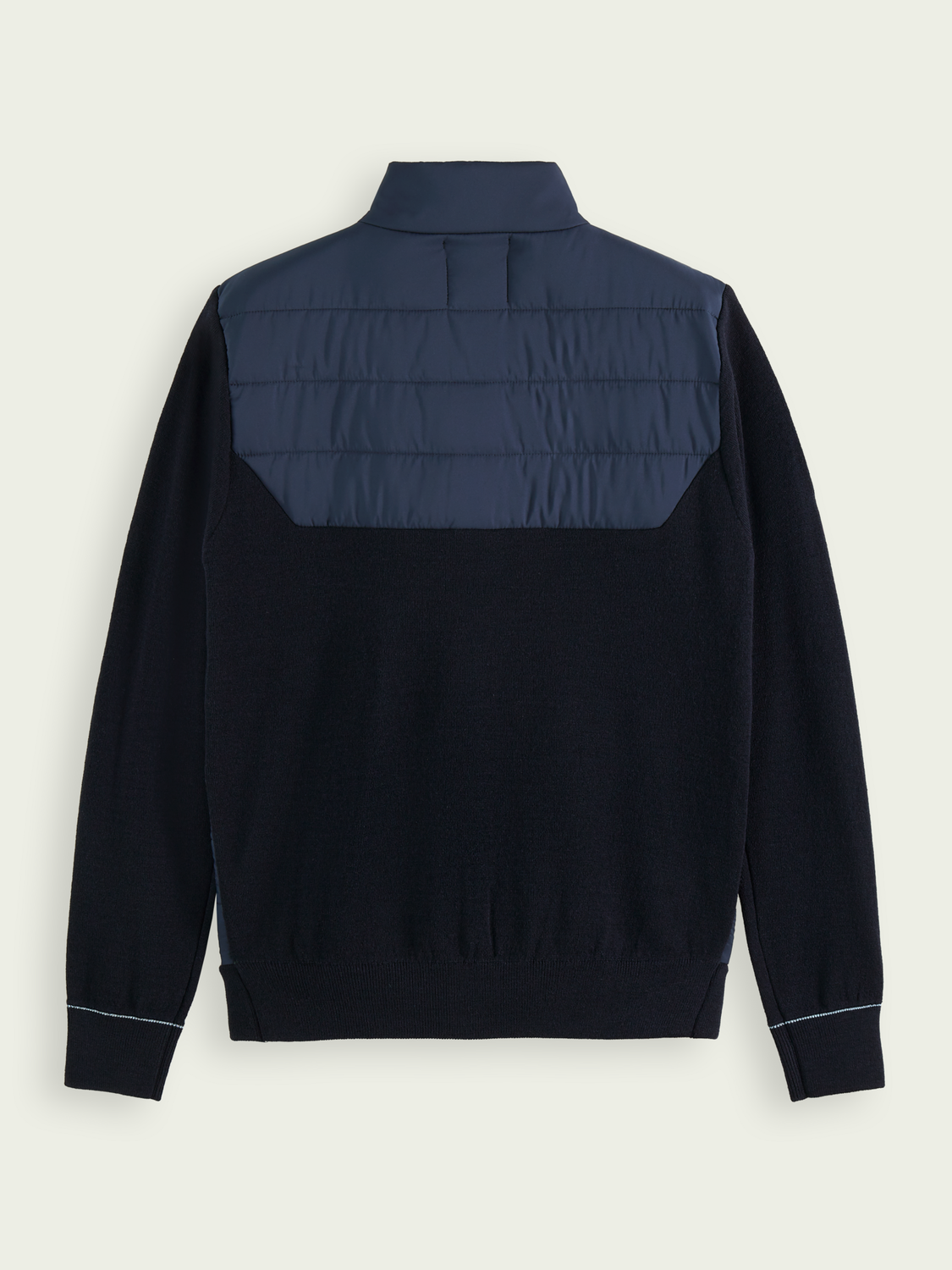 Padded Jacket With Knit Sleeves | Scotch And Soda Outlet