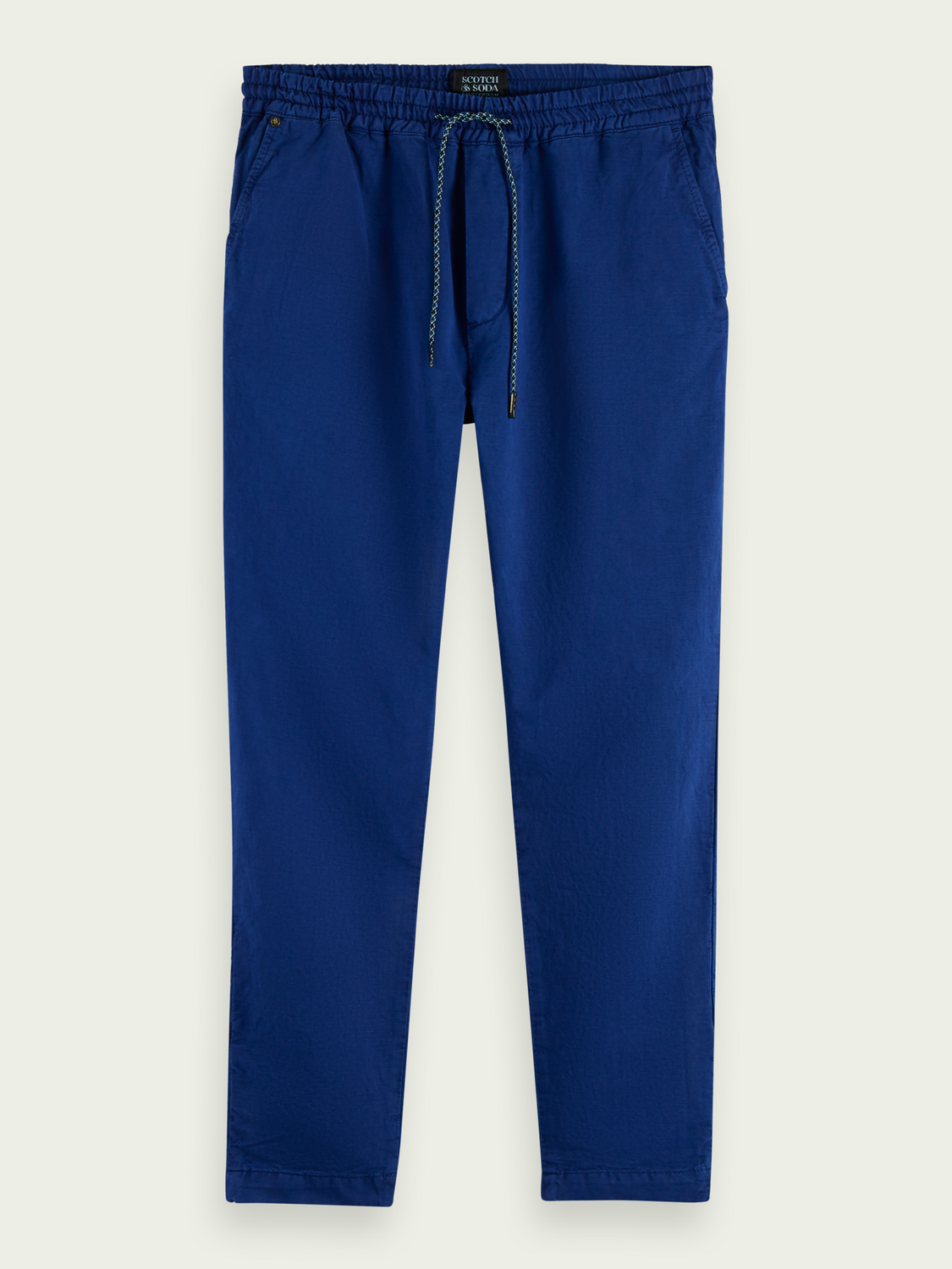 Fave Regular Tapered Fit Linen Blended Garment-Dyed Jogger | Scotch And Soda Outlet