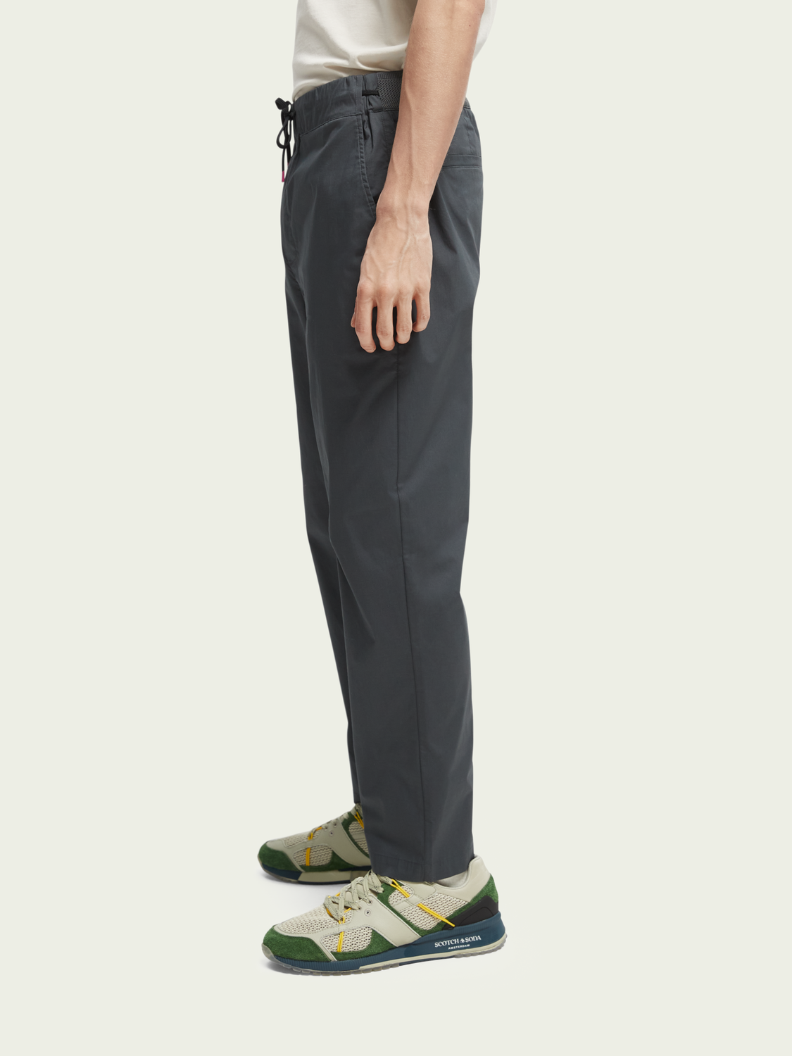 Fave Regular Tapered-Fit Poplin Jogger | Scotch And Soda Outlet