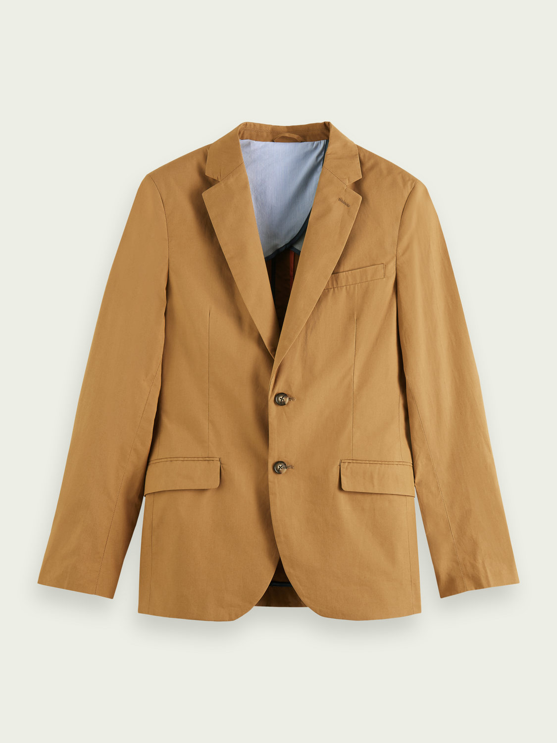 Single-Breasted Poplin Blazer | Scotch And Soda Outlet