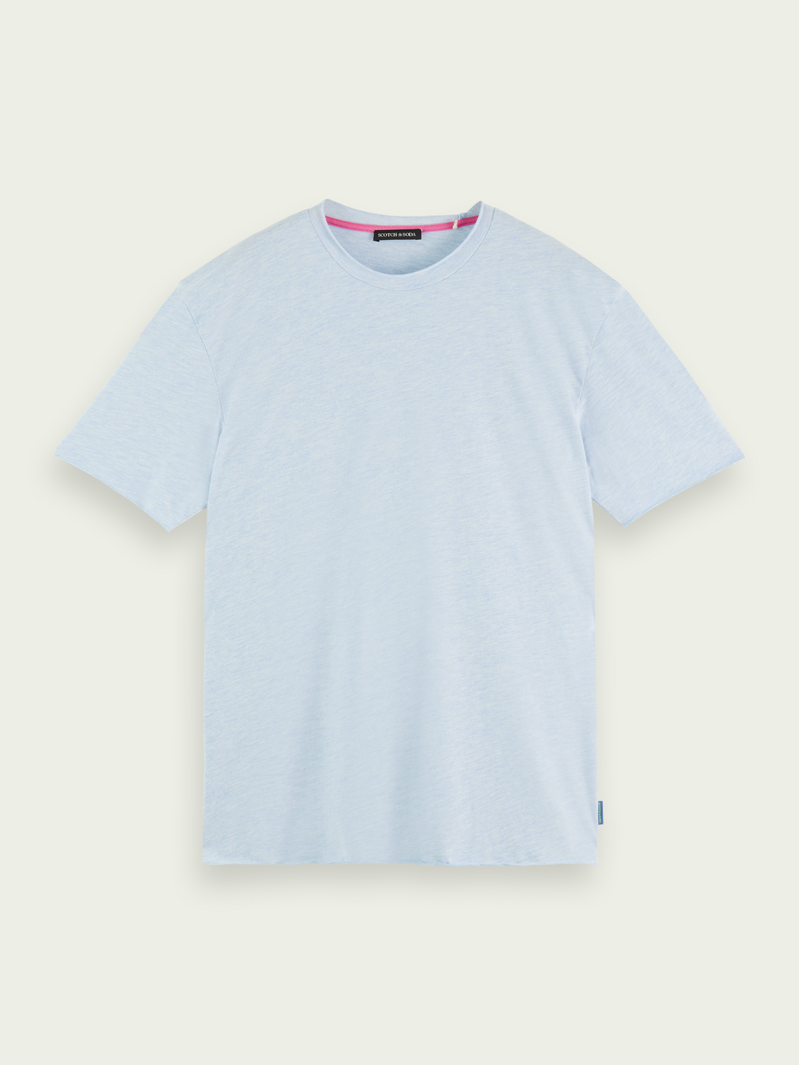 Raw Edge Organic Cotton T-Shirt | Scotch And Soda Outlet