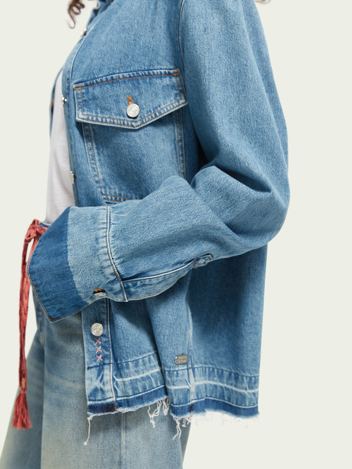Washed Denim Shirt | scotch & soda outlet