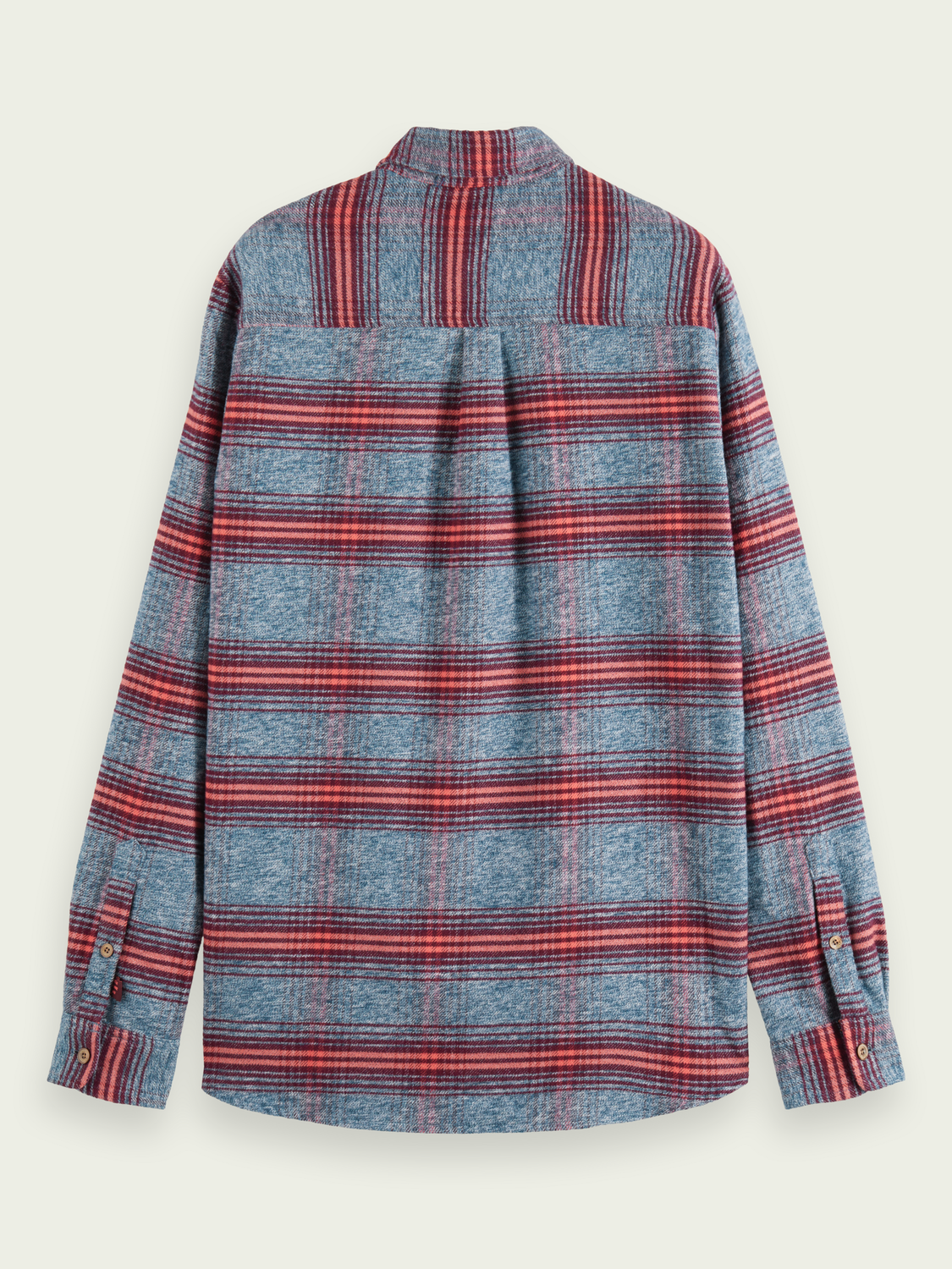 Regular Fit Checked Flannel Shirt | Scotch And Soda Outlet