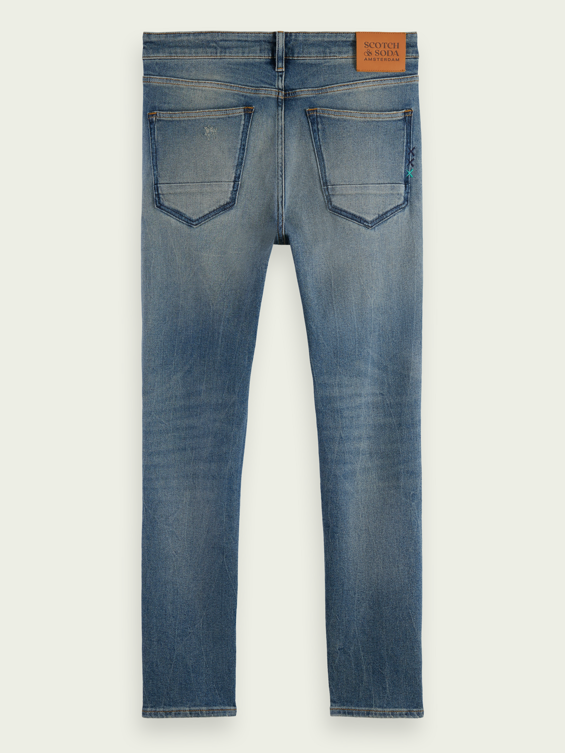 The Skim Super-Slim Fit Jeans - Broke Blauw | Scotch And Soda Outlet