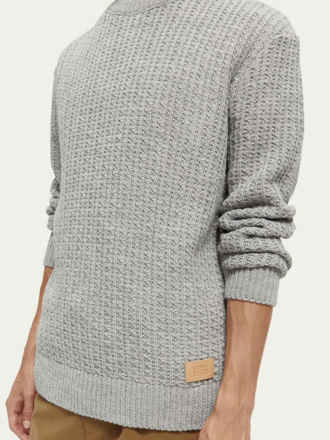 Structured Knit Sweater | Scotch And Soda Outlet