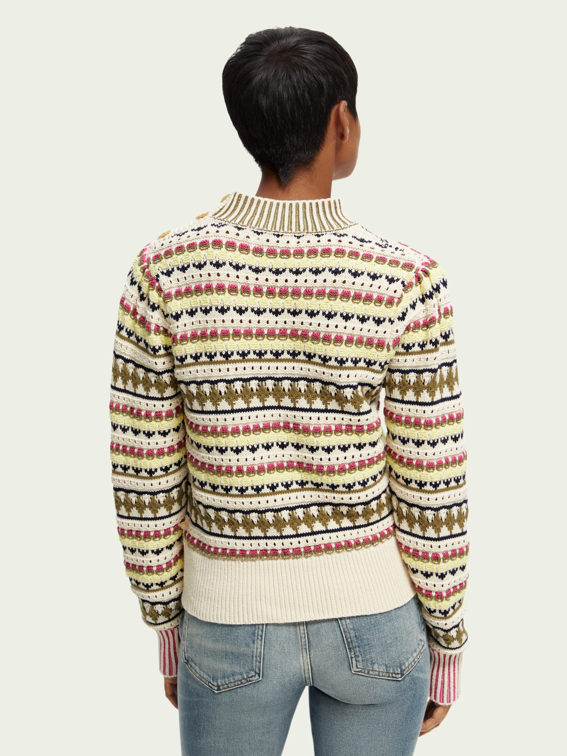Mixed Stitch Sweater | scotch & soda outlet