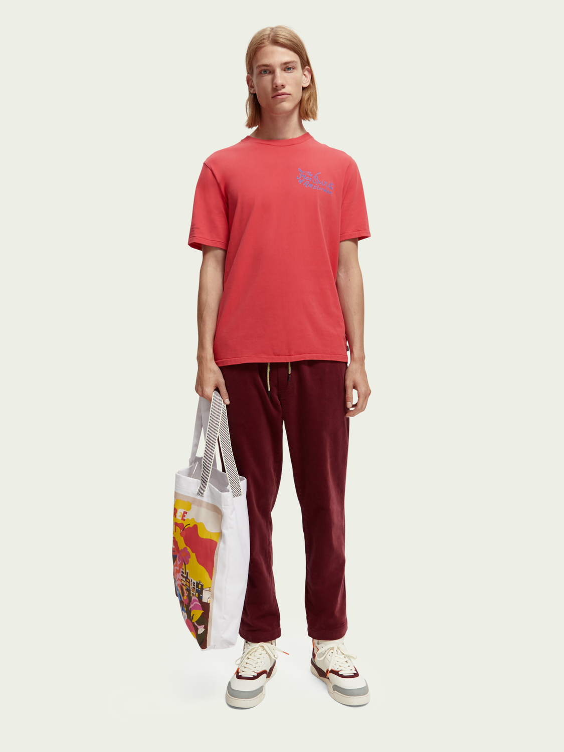Organic Cotton Artwork T-Shirt | Scotch And Soda Outlet