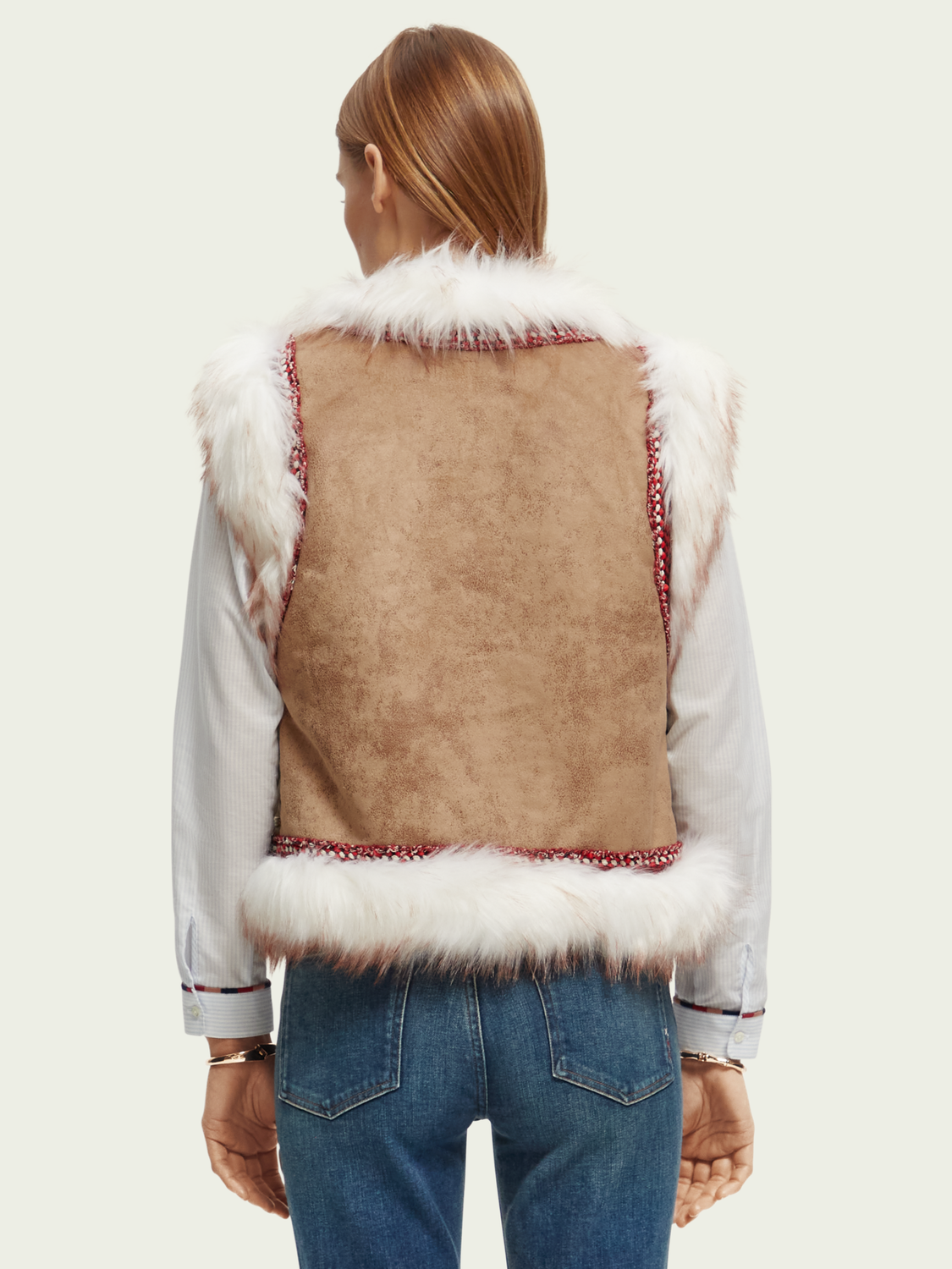 Shearling Gilet | scotch & soda outlet