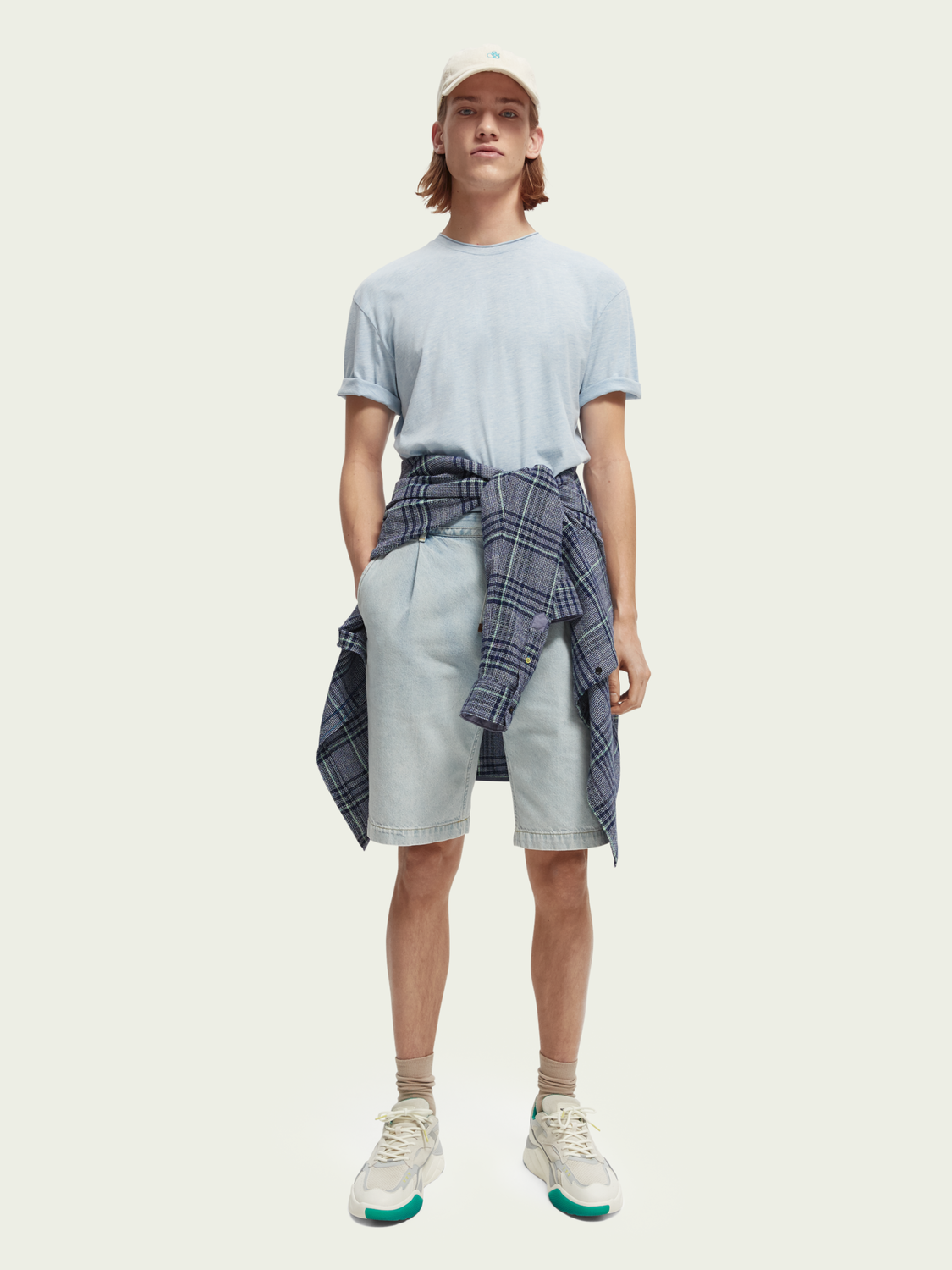 Raw Edge Organic Cotton T-Shirt | Scotch And Soda Outlet